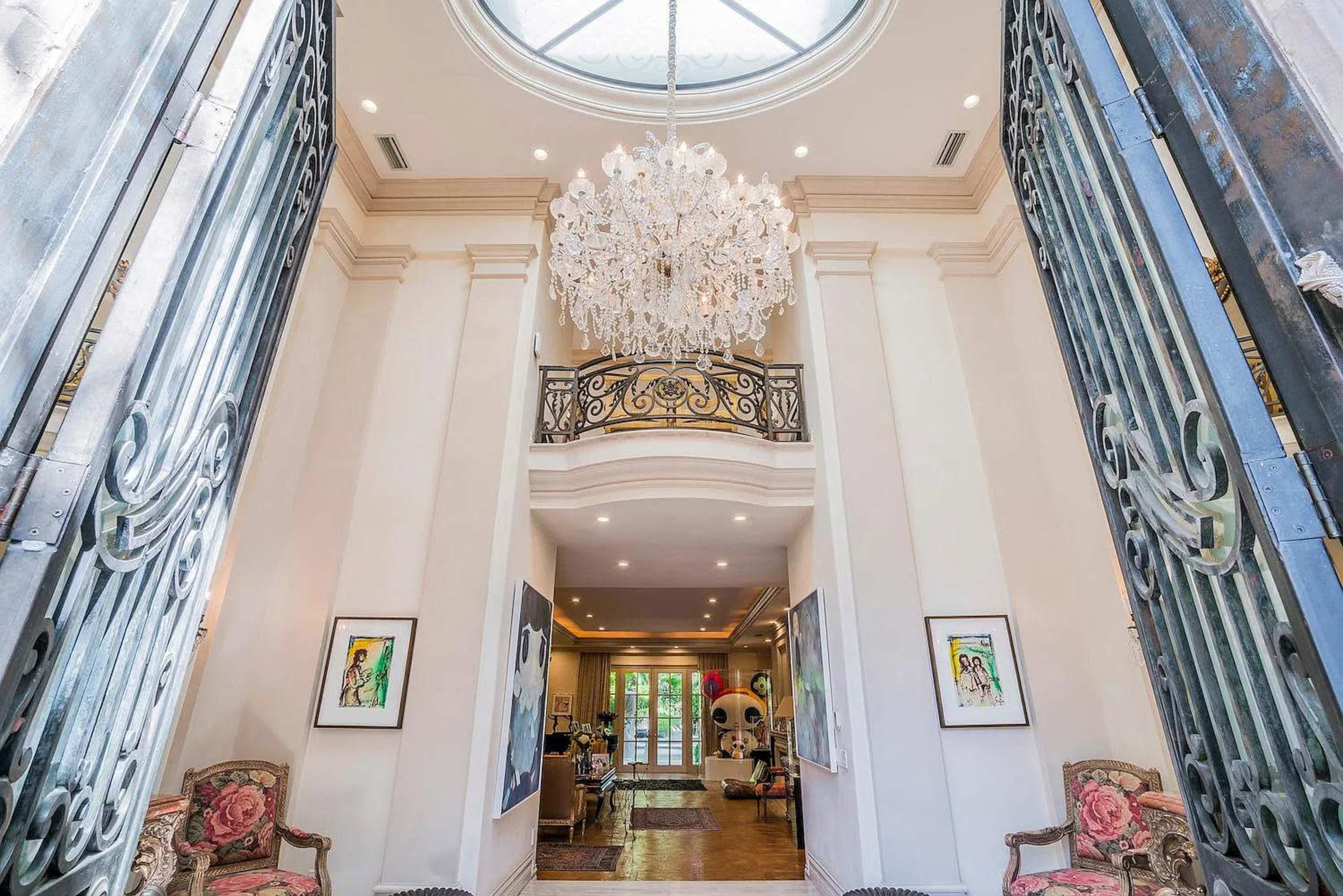 GRAND CHATEAU WITH REGAL INTERIORS & POOL Image in Beverly Crest, Beverly Hills, CA