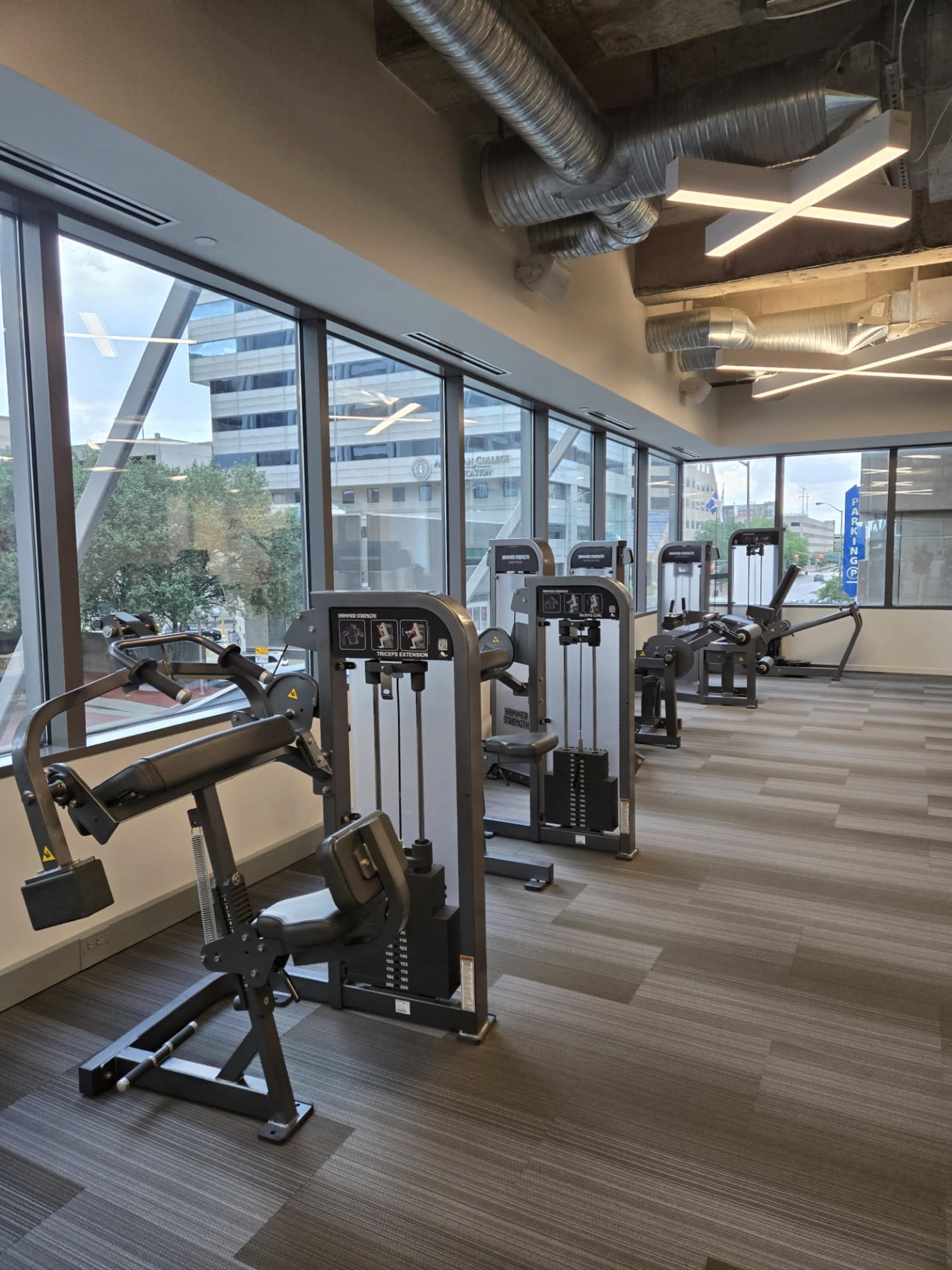 Downtown, sate of the art, semi-private, fitness center Image in Downtown, Indianapolis, IN