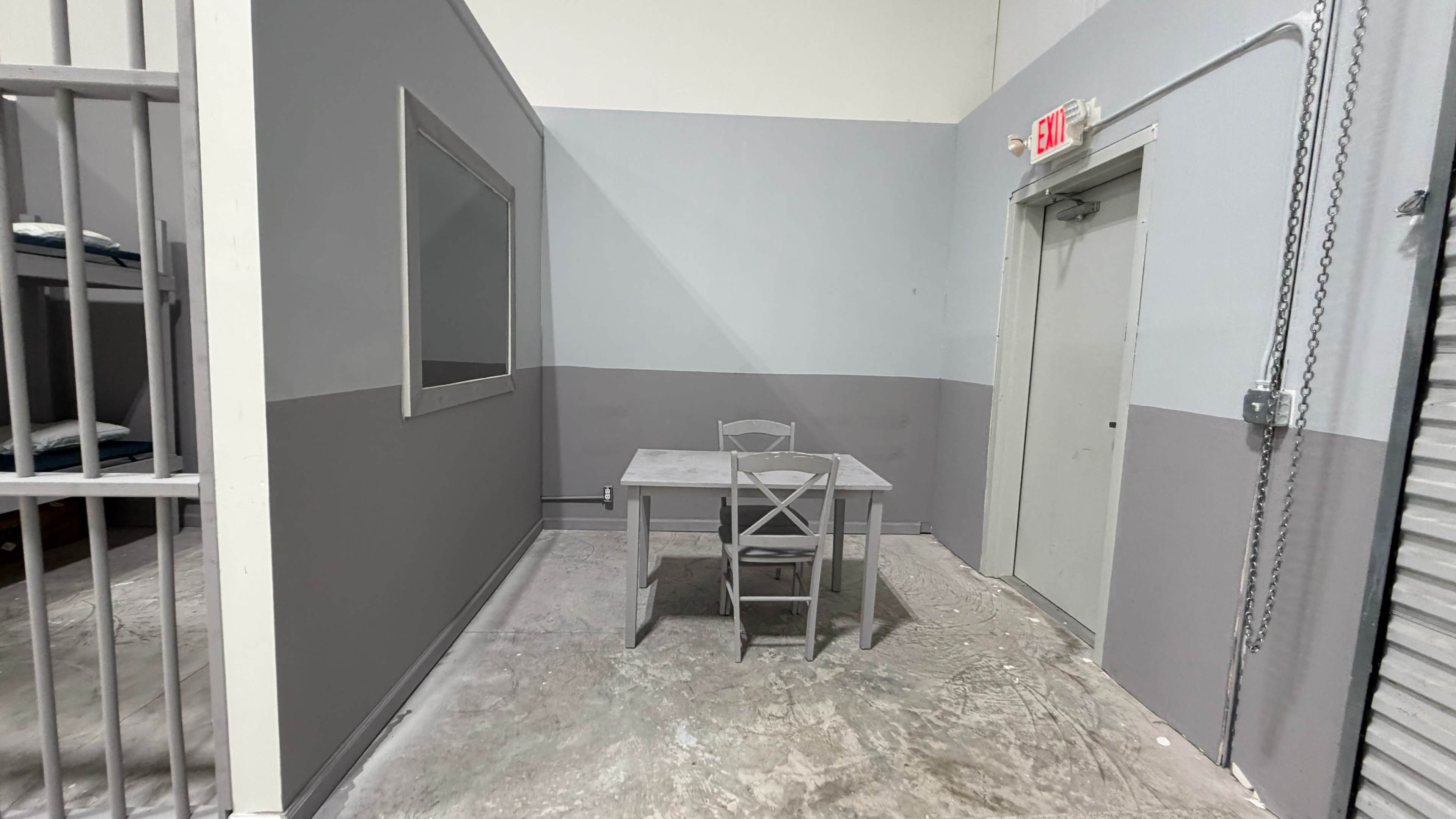 Realistic Jail Cell and Interrogation Room Film Set Image in , Columbia, SC