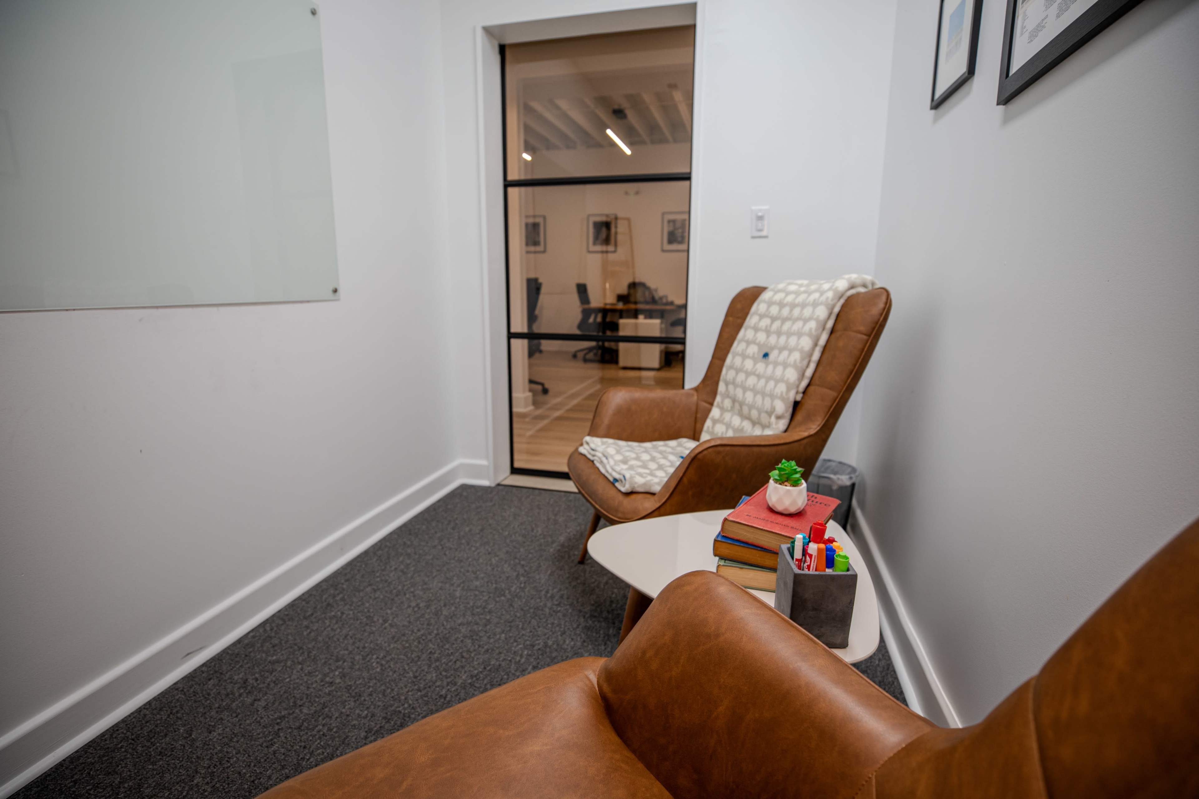 Cozy Downtown Durham Meeting Room in Historic Brick Building with Modern Flair Image in Downtown, Durham, NC