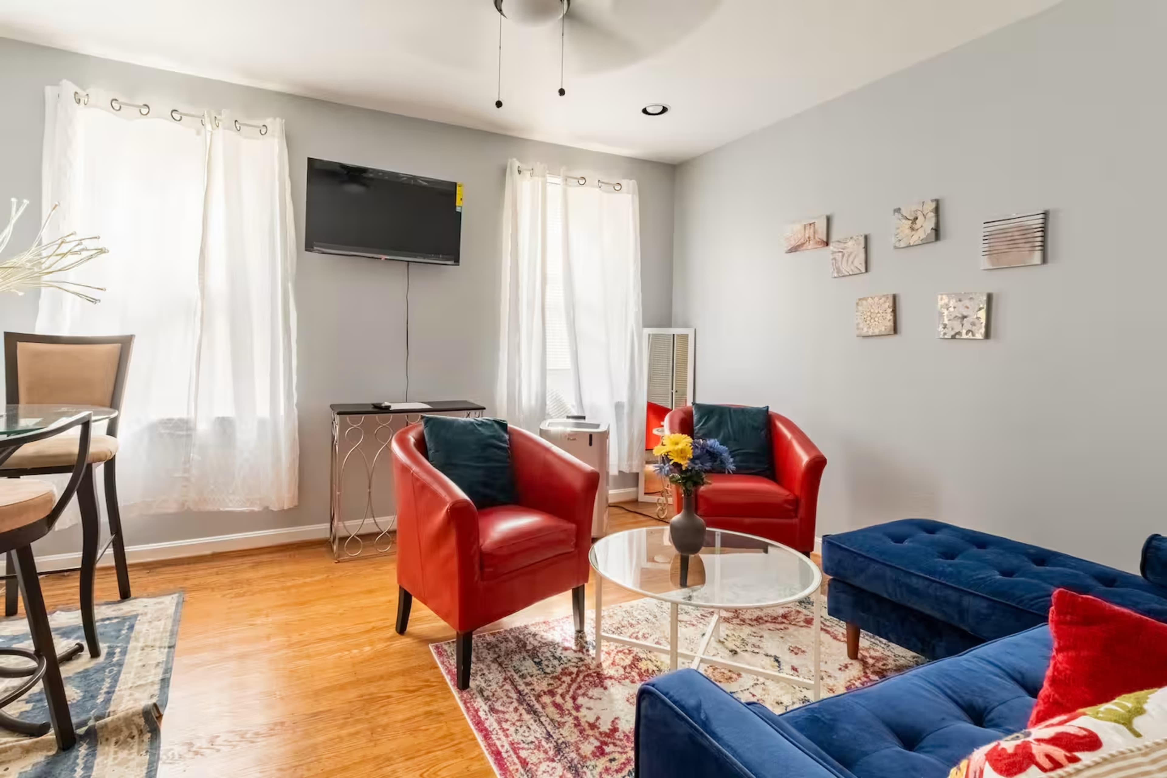 Bright Bayview Apartment Steps from Medical Campus | Ideal for Shoots & Work Sessions Image in Joseph Lee, Baltimore, MD