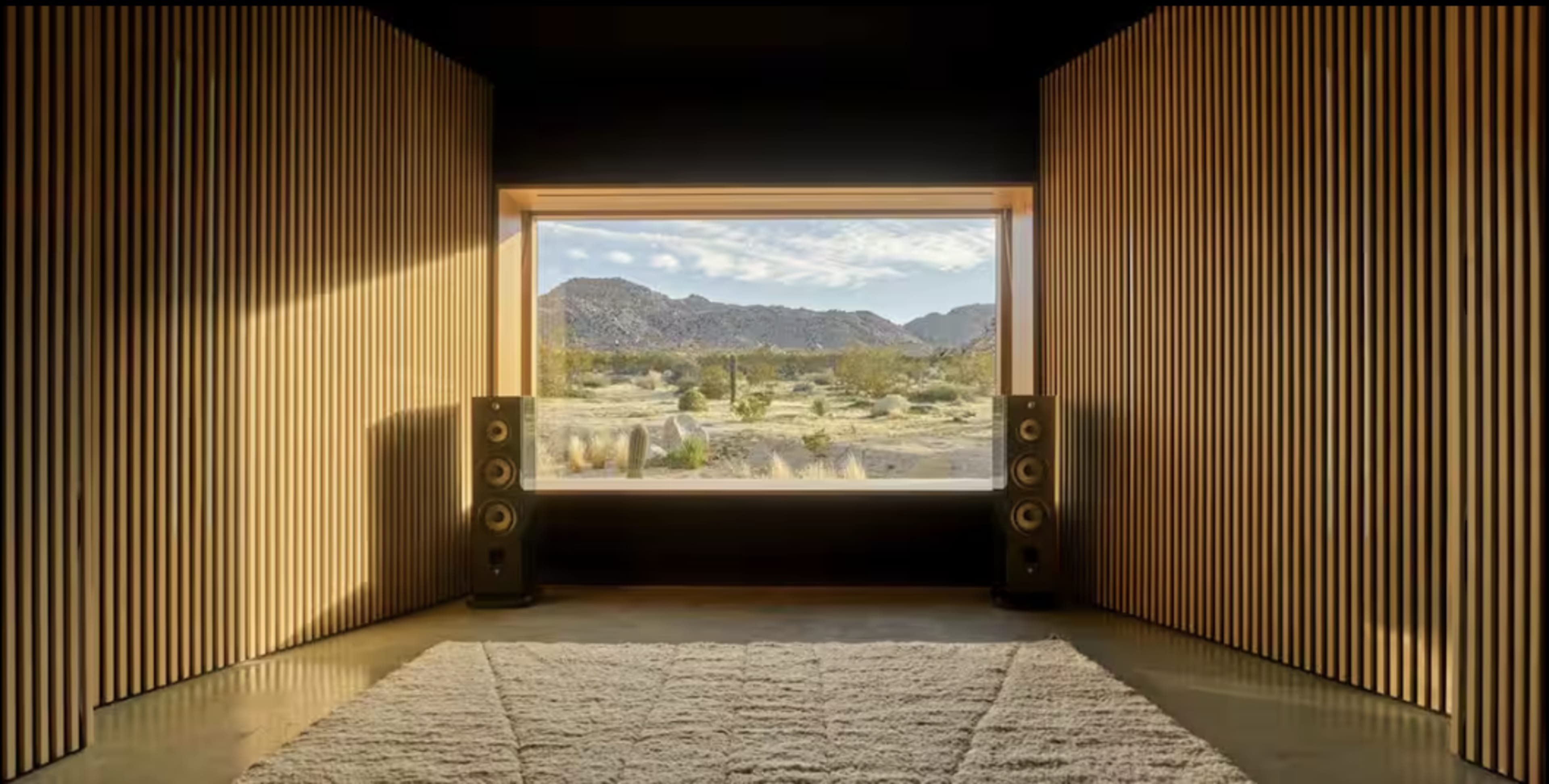 Rancho Panoramo: Home Theater and Listening Room Image in Joshua Tree, Joshua Tree, AS