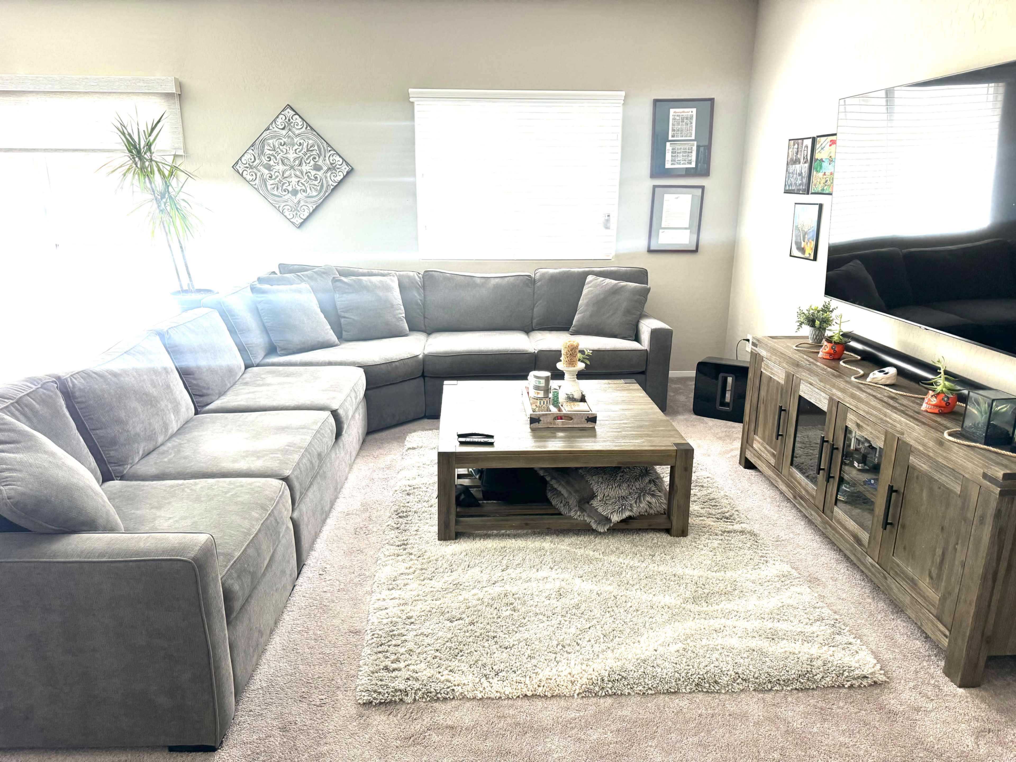 quiet 3 bedroom upstairs and open plan living area downstairs which makes it roomy. Close to down town Image in North Las Vegas, Las Vegas, NV