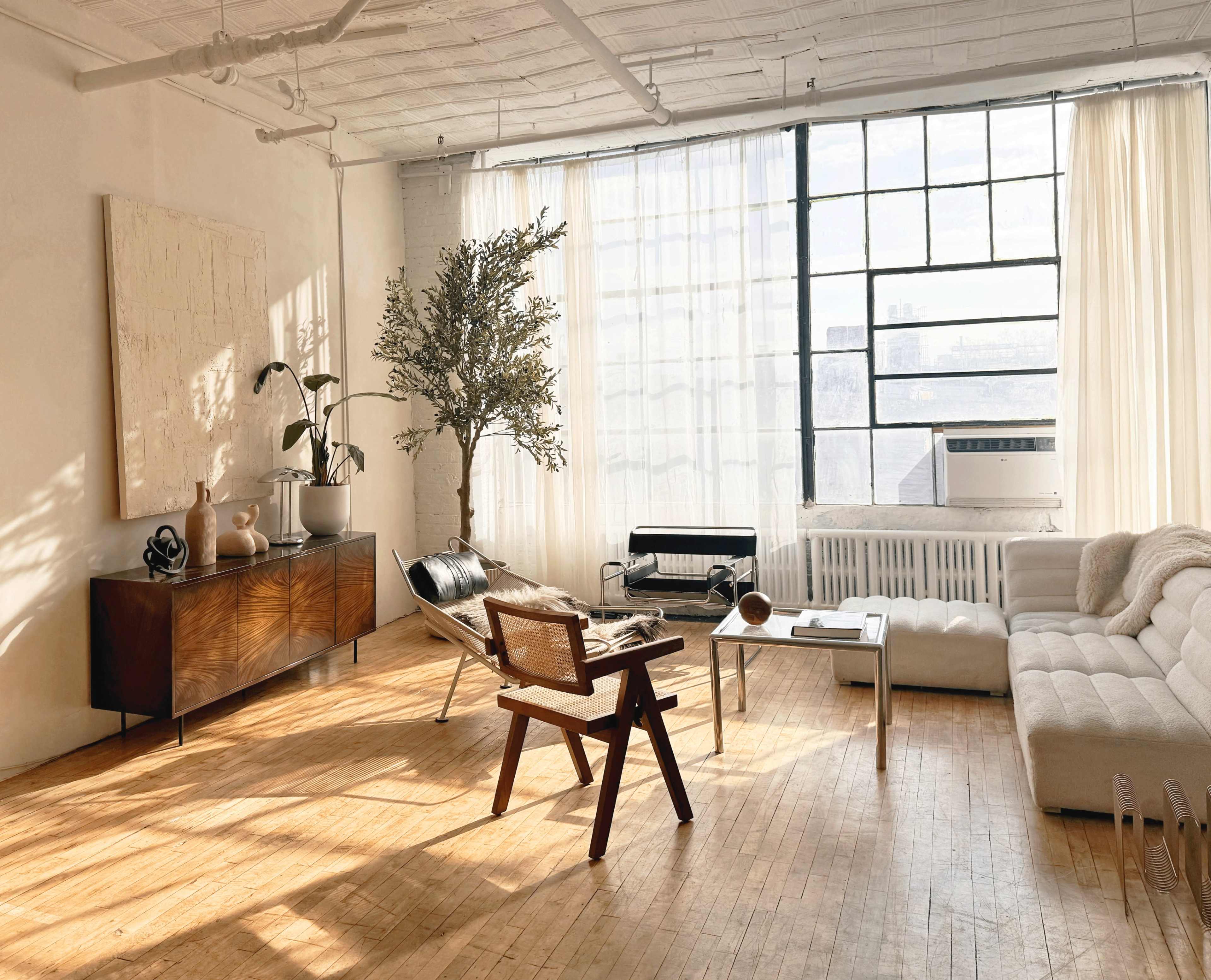 Natural Light Photo Studio Loft with Designer Furniture Image in Bushwick, Brooklyn, NY
