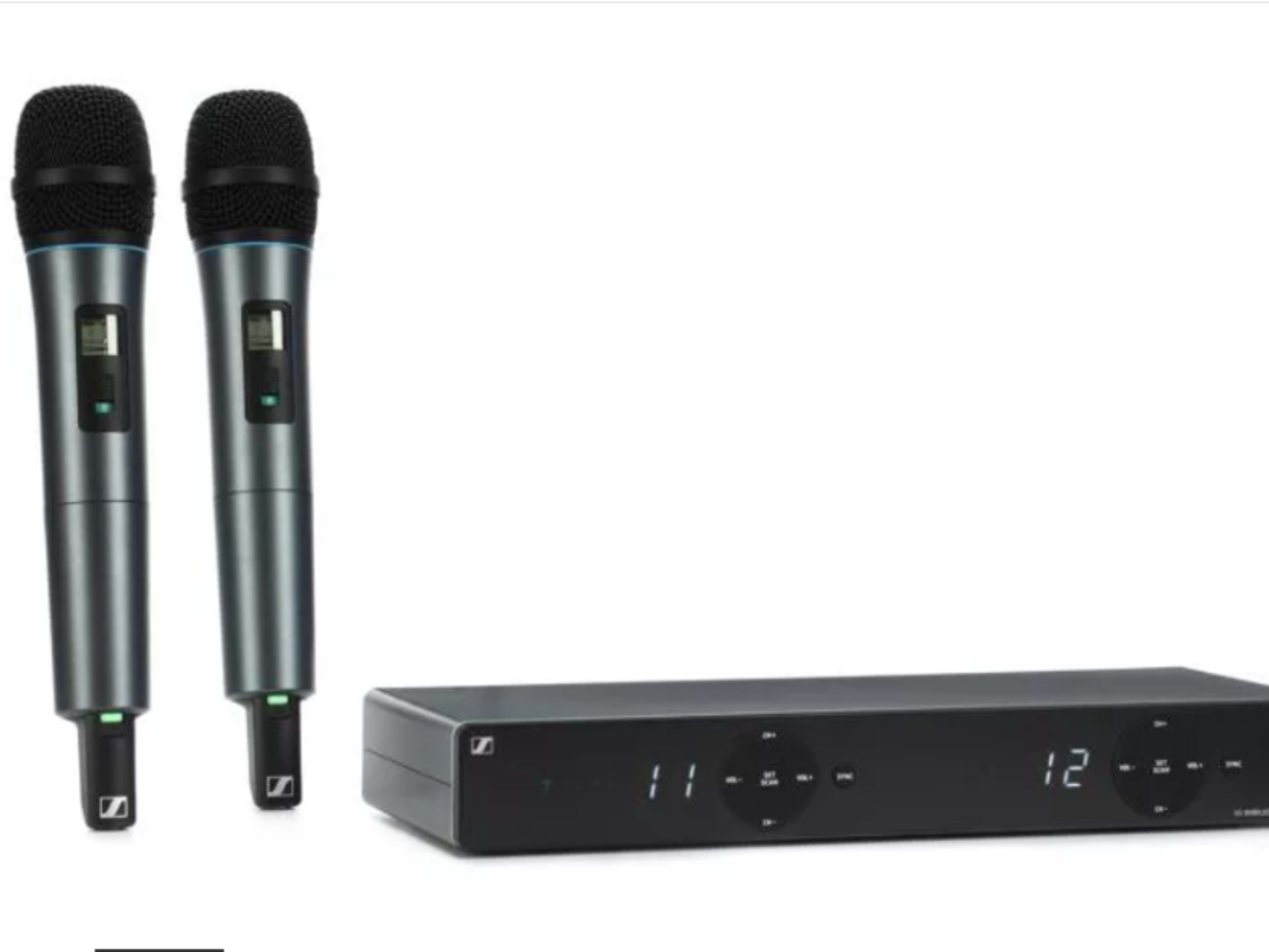 2 wireless microphones
