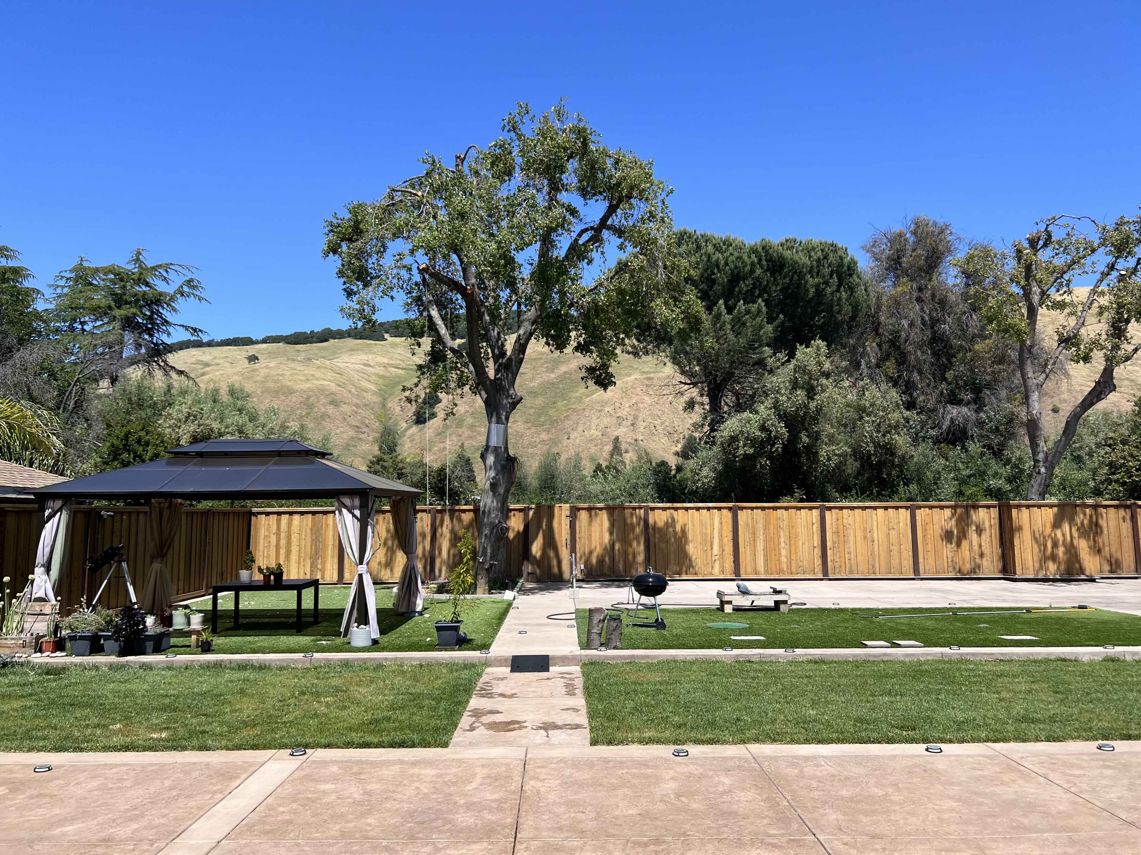 Large Backyard with Gorgeous Hill View Image in Canyon Heights - Vallejo Mills, Fremont, CA