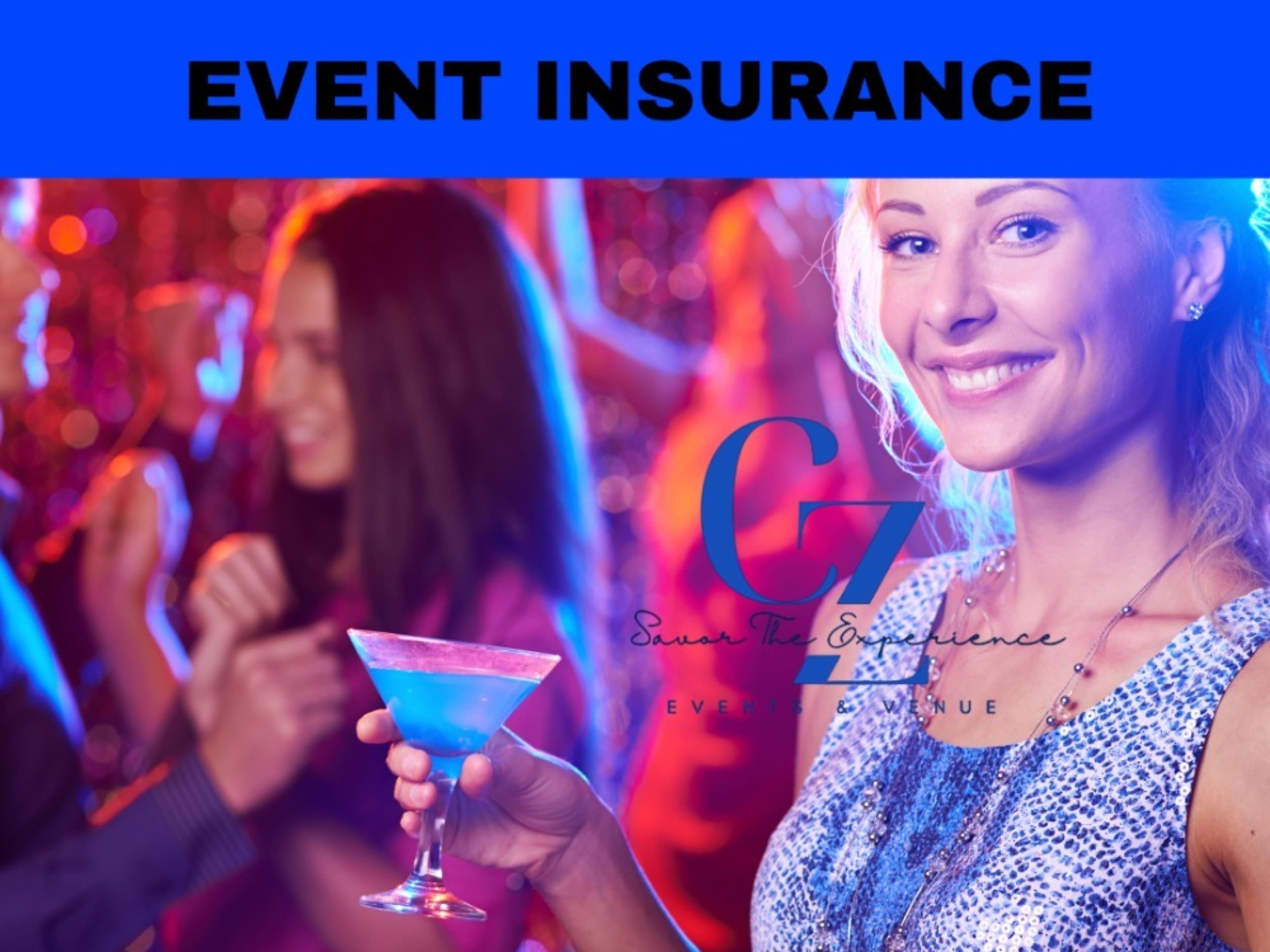 Event Insurance w/ Alcohol Being Served