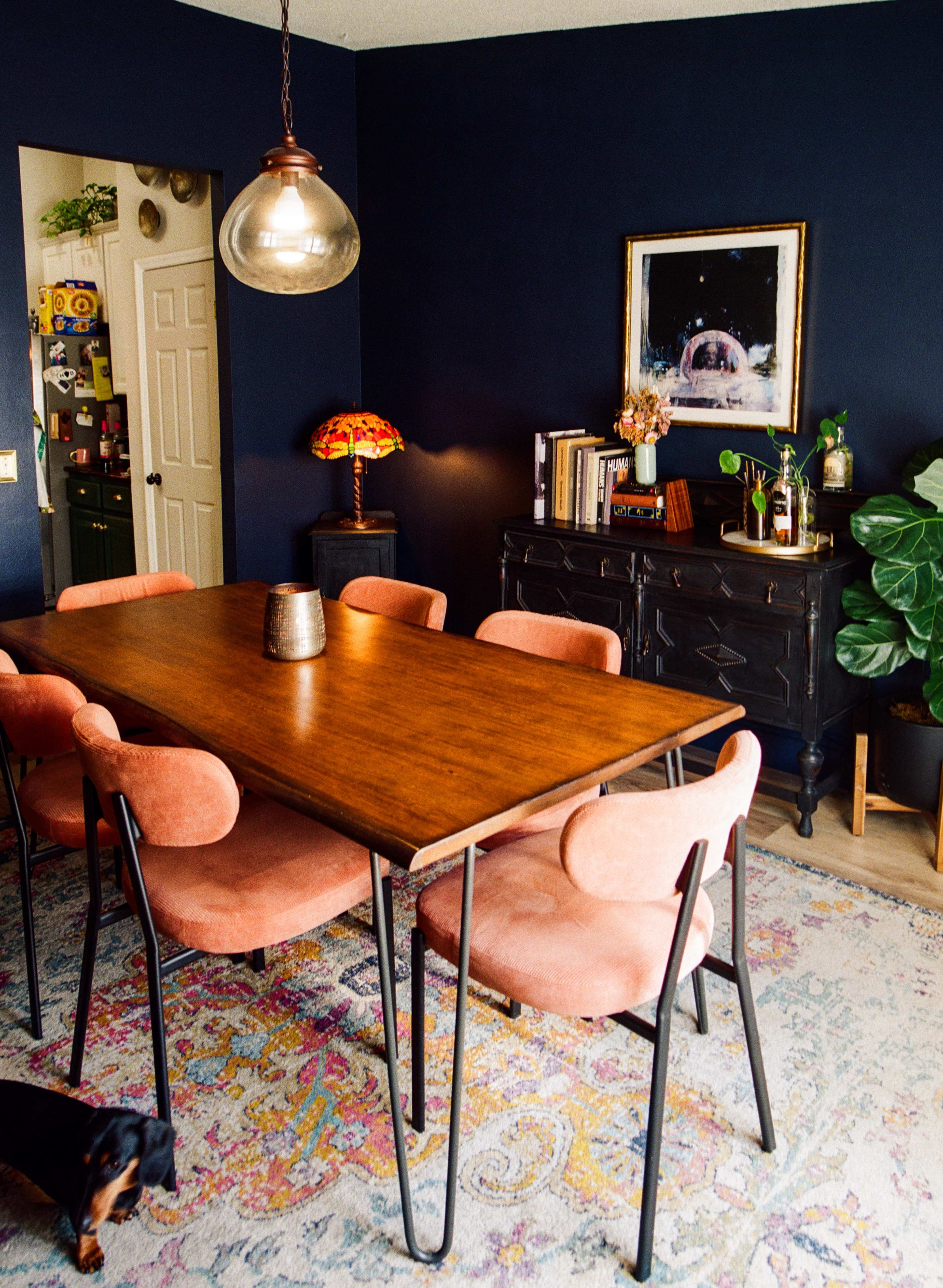 Cozy Home Dining Room with Adjacent Mid-Century Living Room Image in Winter Garden, winter garden, FL