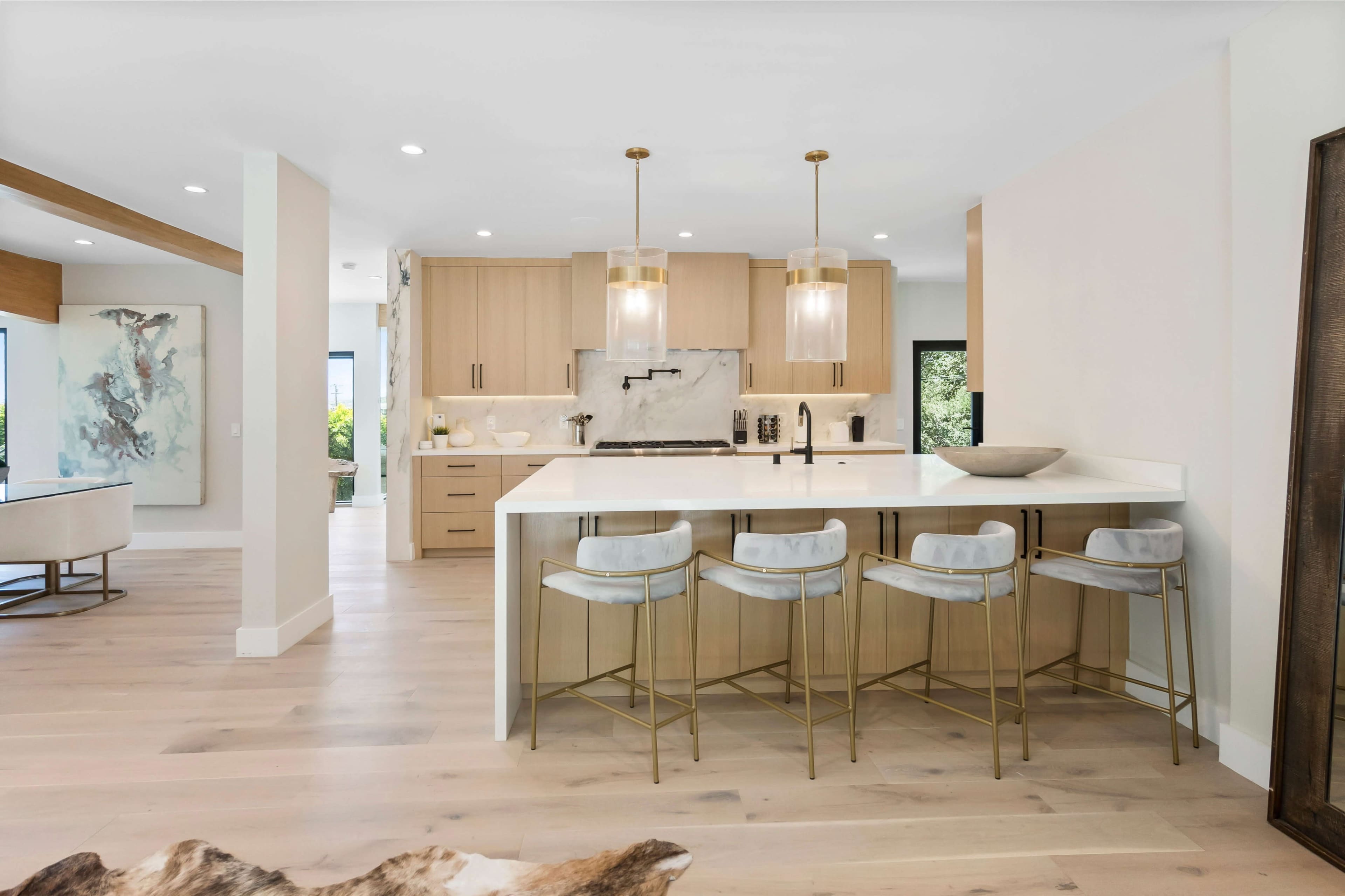 SLEEK MODERN SEA VIEW ESTATE POOL, COURT & VIEWS Image in Central Malibu, Malibu, CA