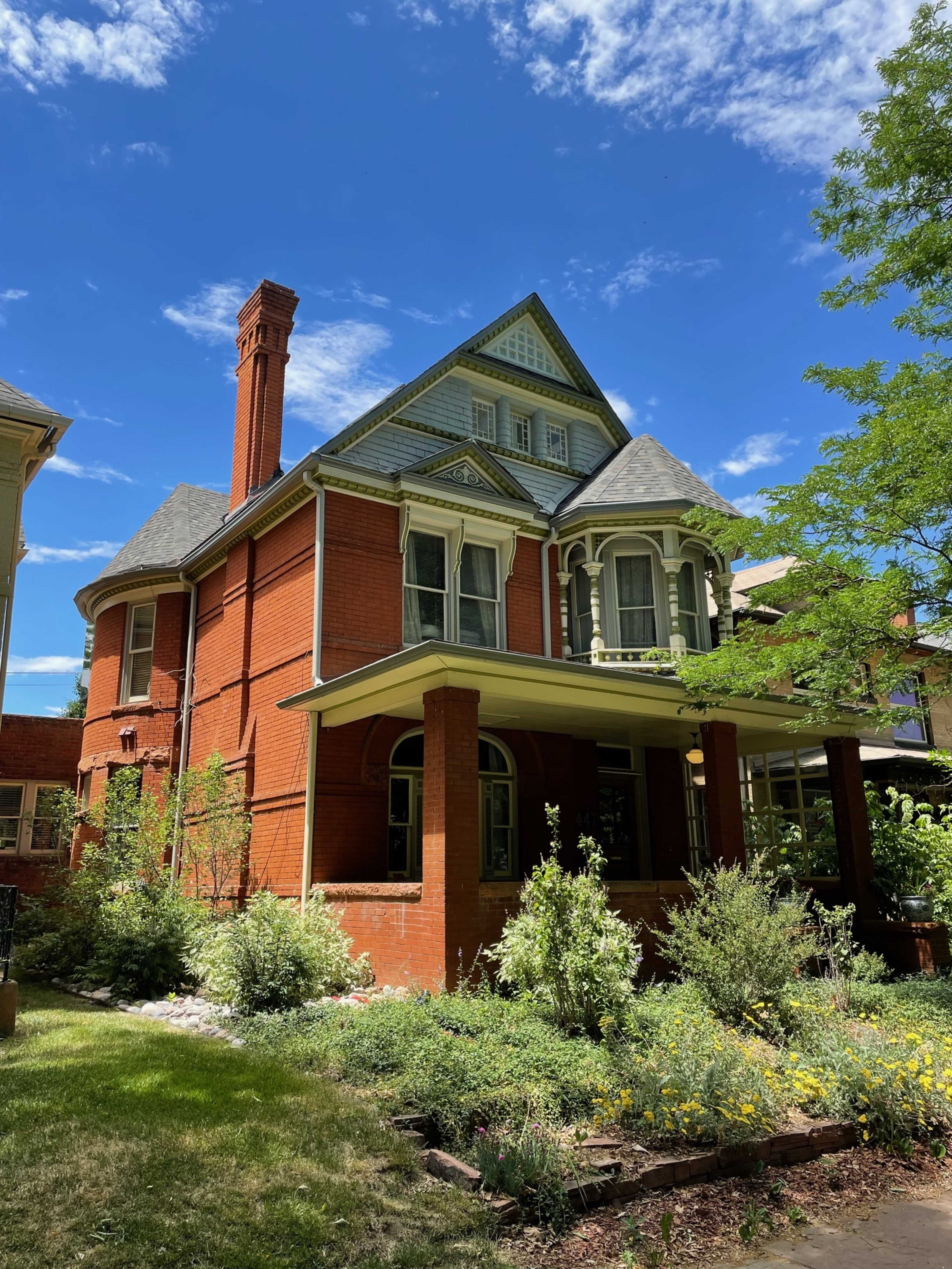 Art Cube Victorian House Image in Cheesman Park, denver, CO