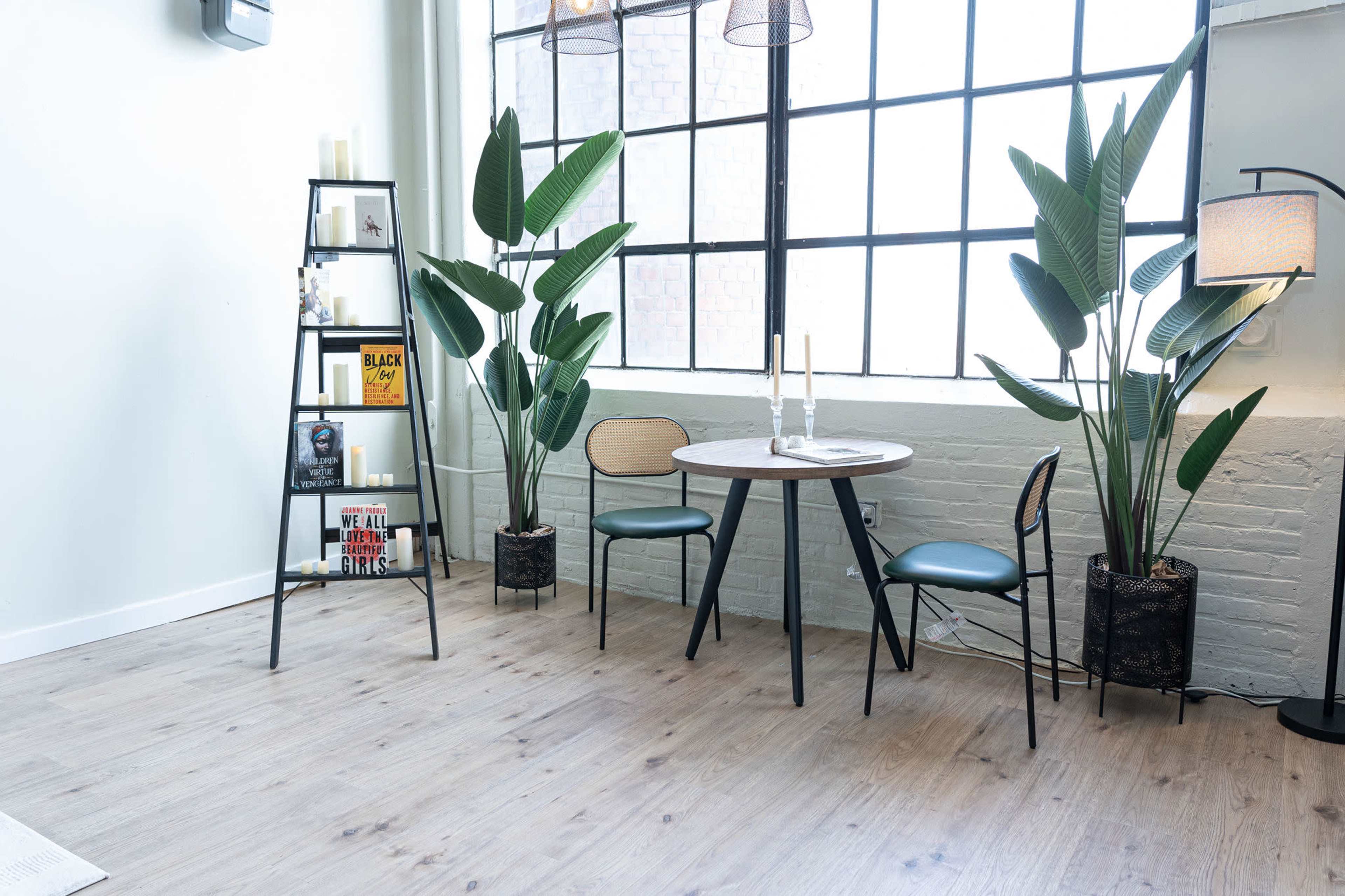 Urban, rustic, home-like loft with large windows. Image in North Philadelphia, Philadelphia, PA