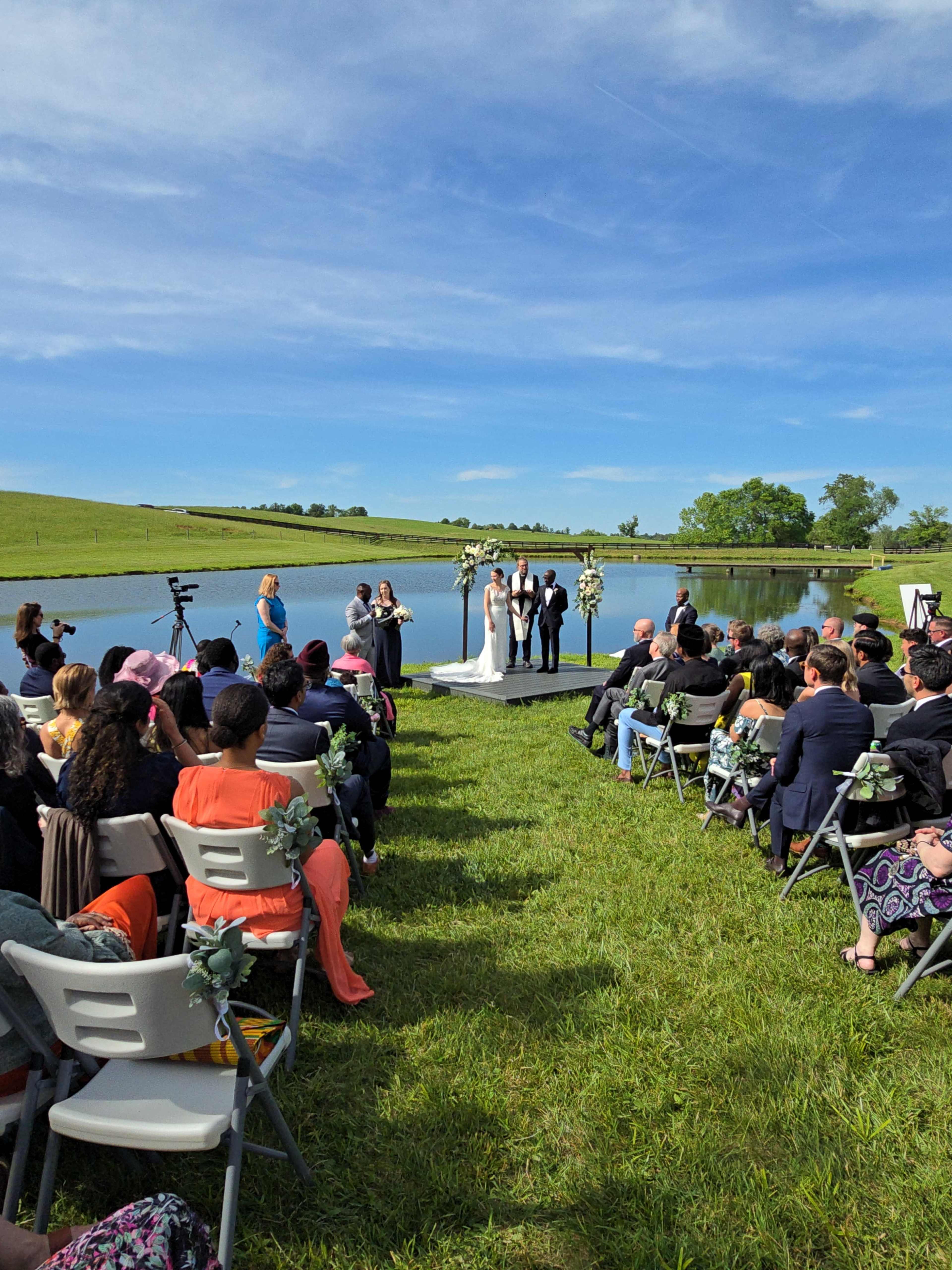 Working Black Angus Farm with a pond and view of the Blue Ridge Mountains Image in , Culpeper, VA
