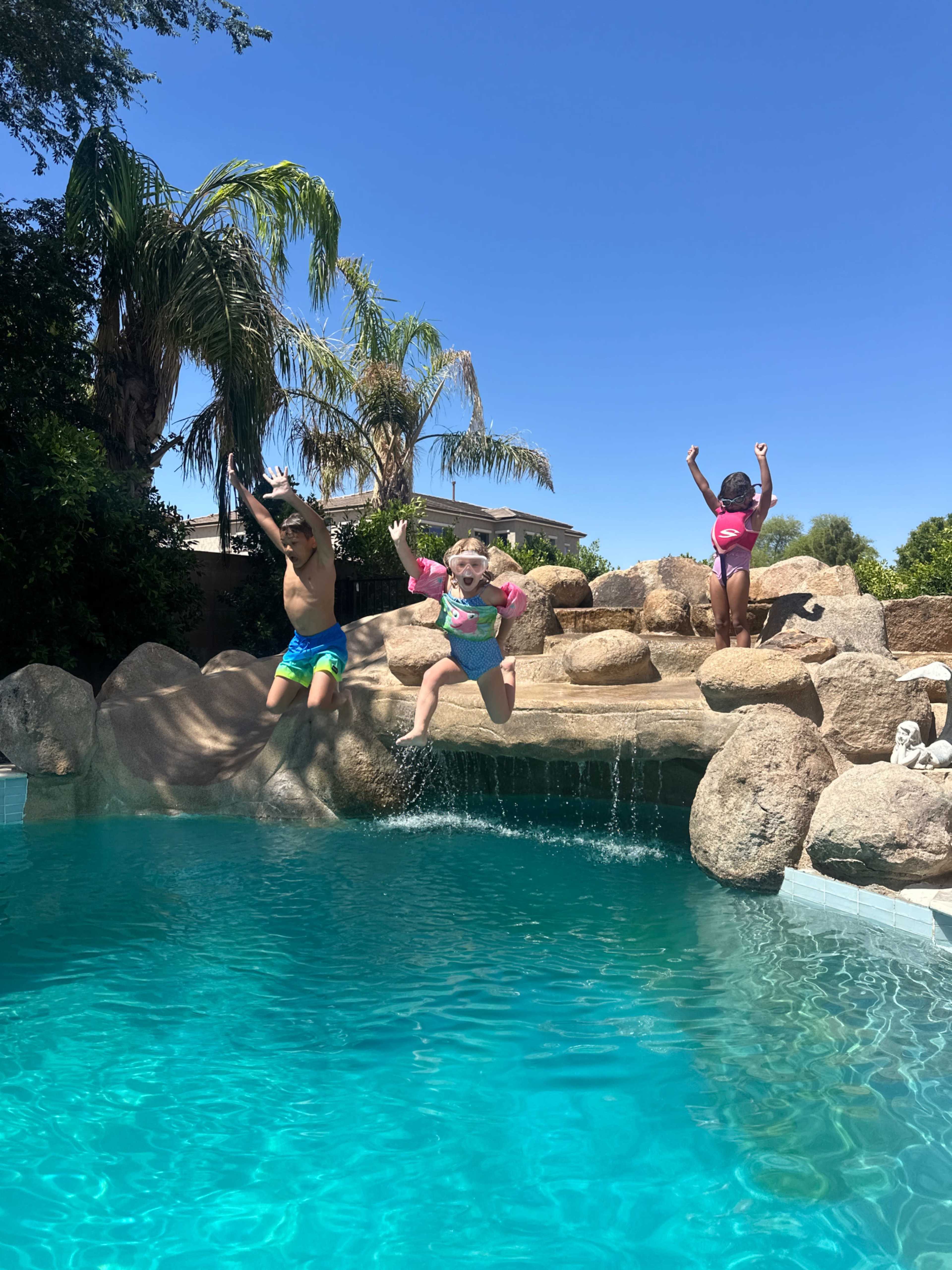 Massive 50ft Pool for Parties Image in Sossaman Estates, Queen Creek, AZ