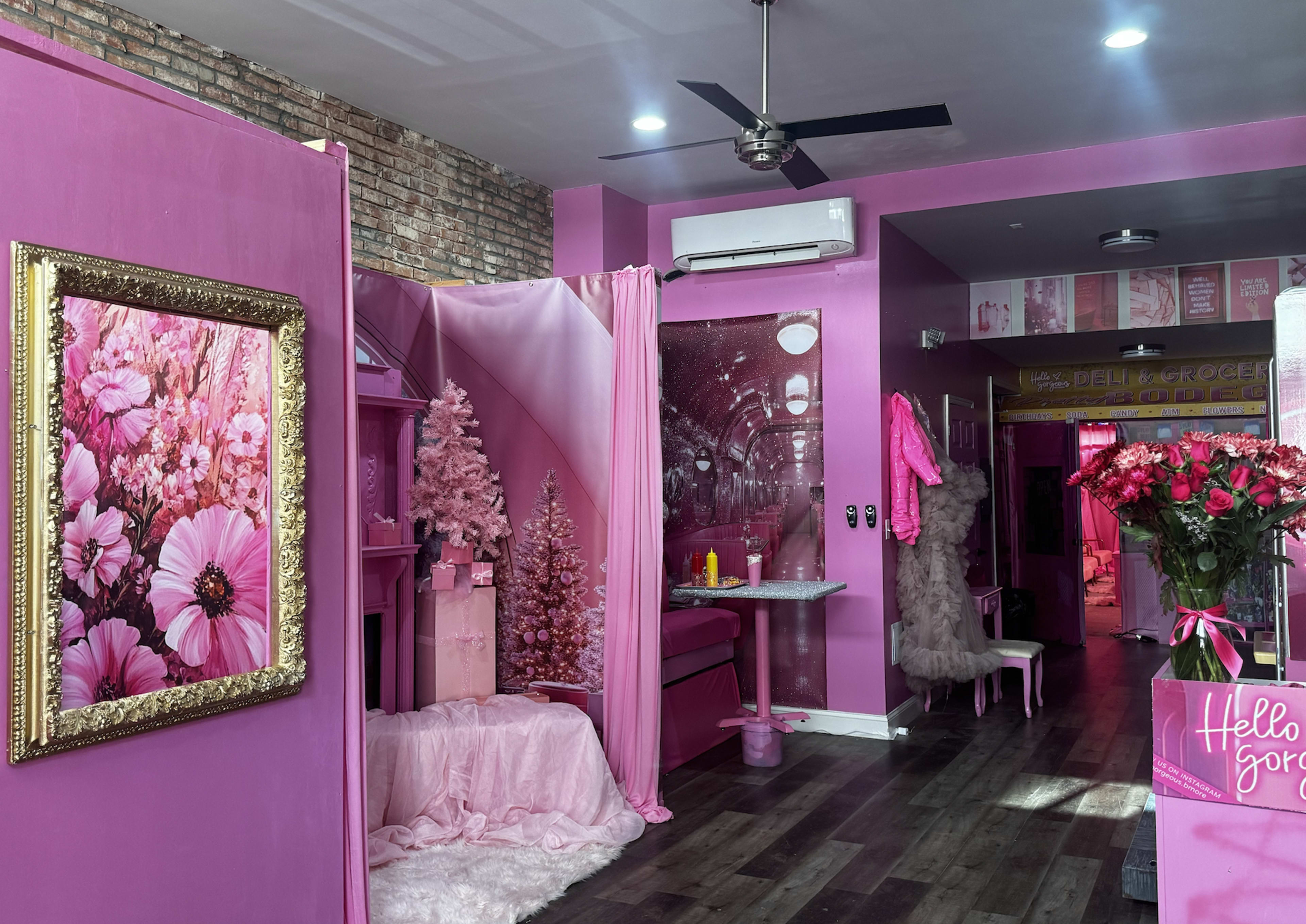 Hello Gorgeous- Pink Event Space Image in Hollins Market, baltimore, MD