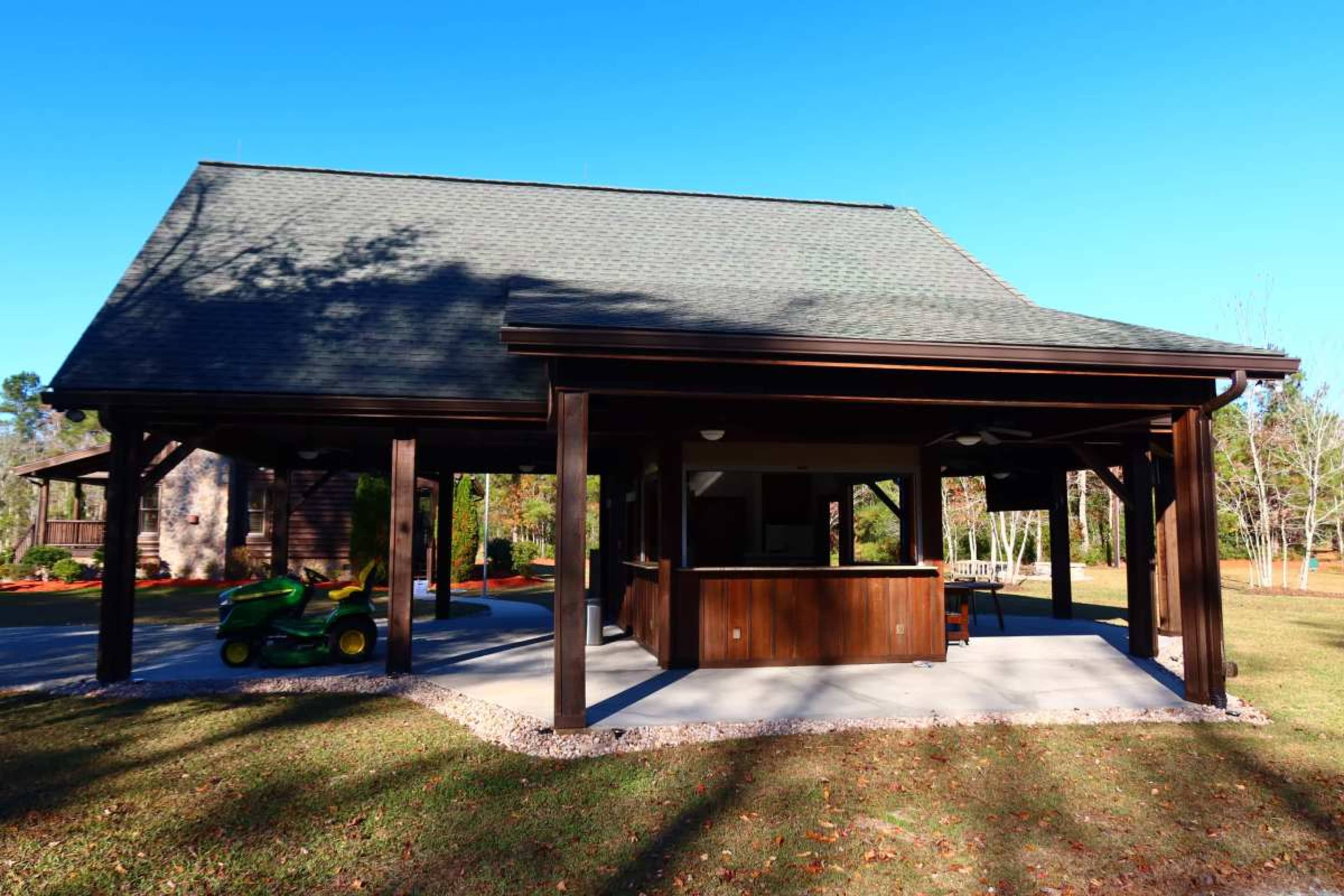 Scenic Wedding & Event Venue with Log Cabins, Ponds, and Rustic Elegance in North Carolina Image in , nakina, NC