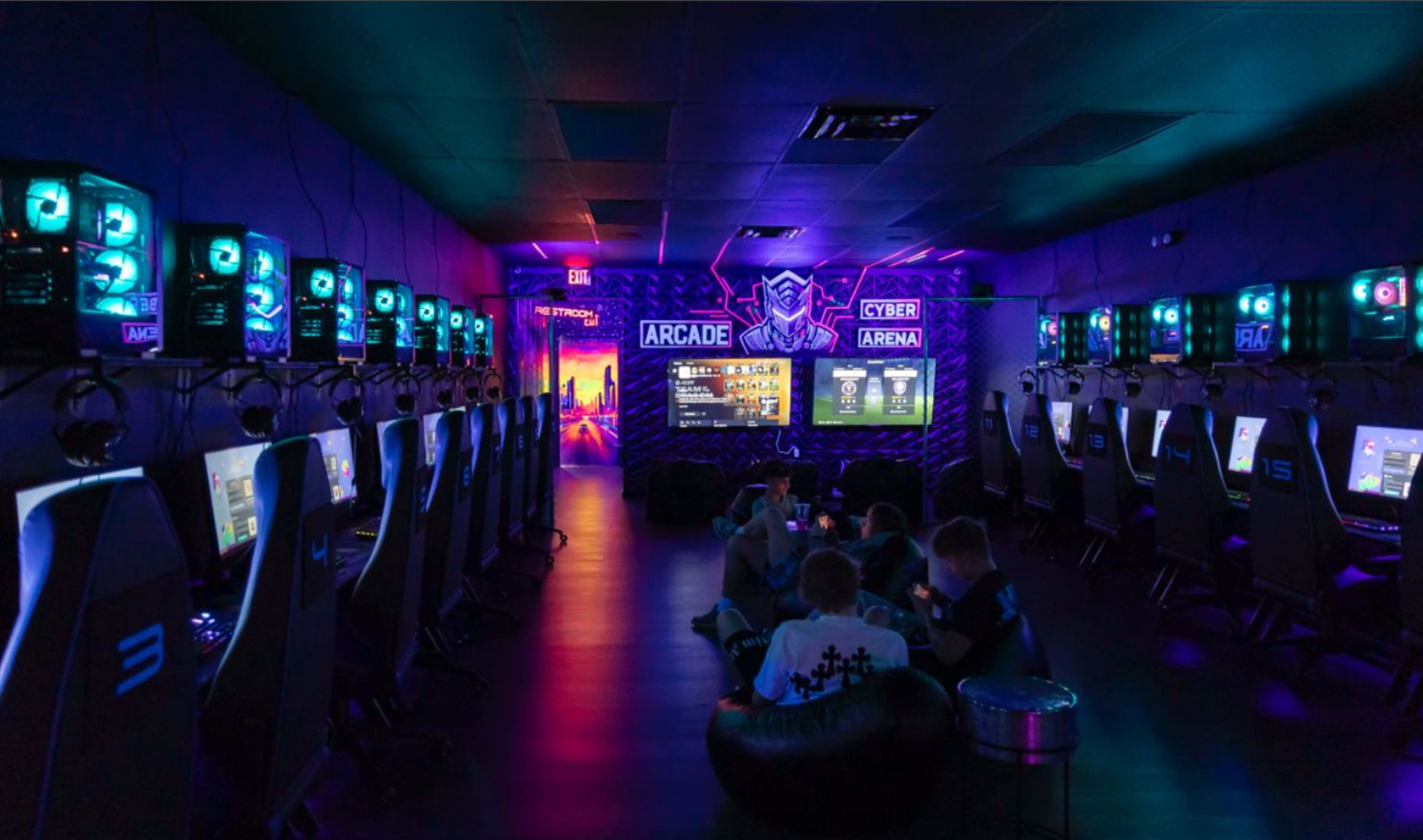 a gaming space with great design in the city center Image in Parkside, Hollywood, FL