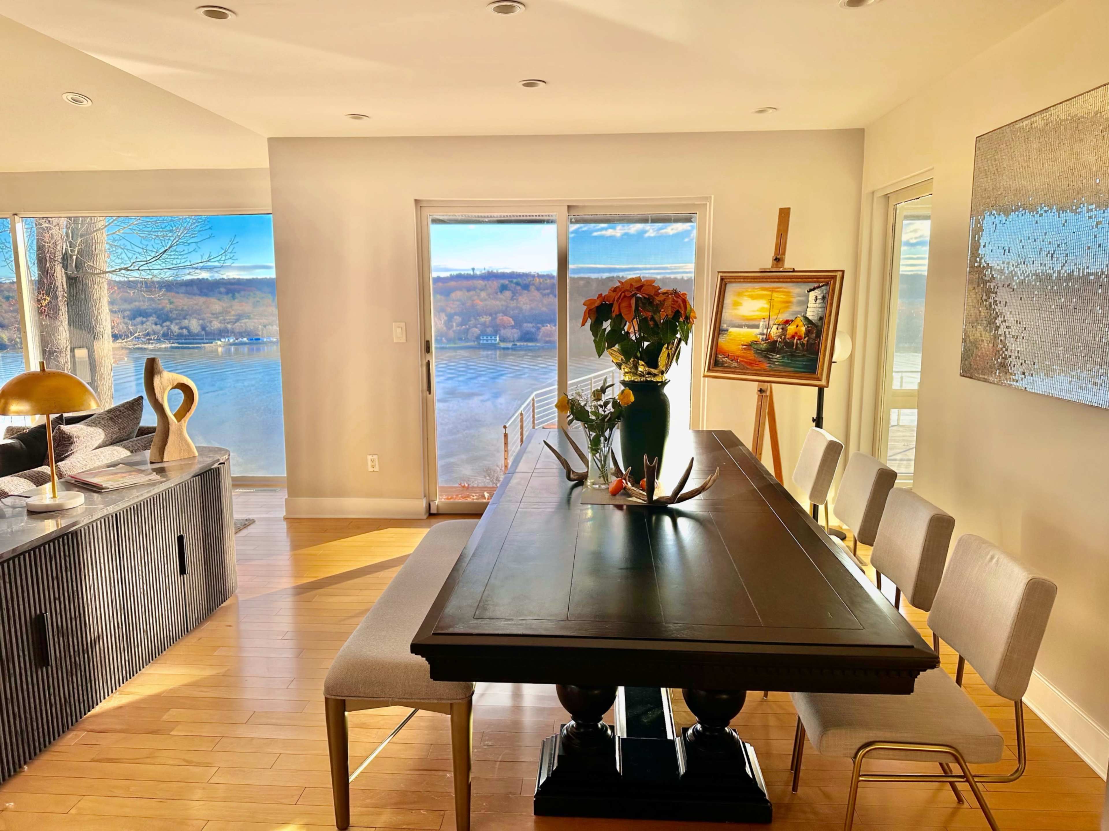 Hudson Valley River House • Stargaze & Sun Views! Image in Lloyd, Highland, NY