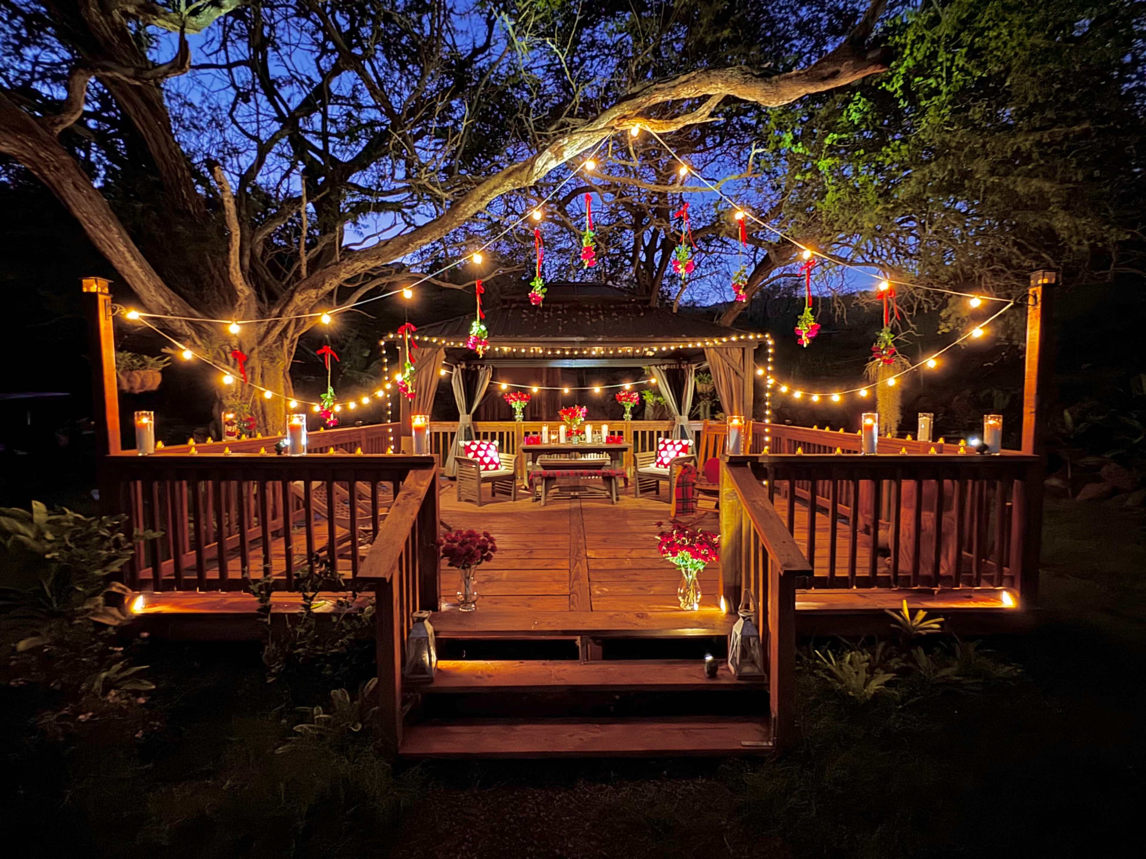 Private rustic gazebo in a fruit farm valley. Image in Makakilo, Kapolei, HI