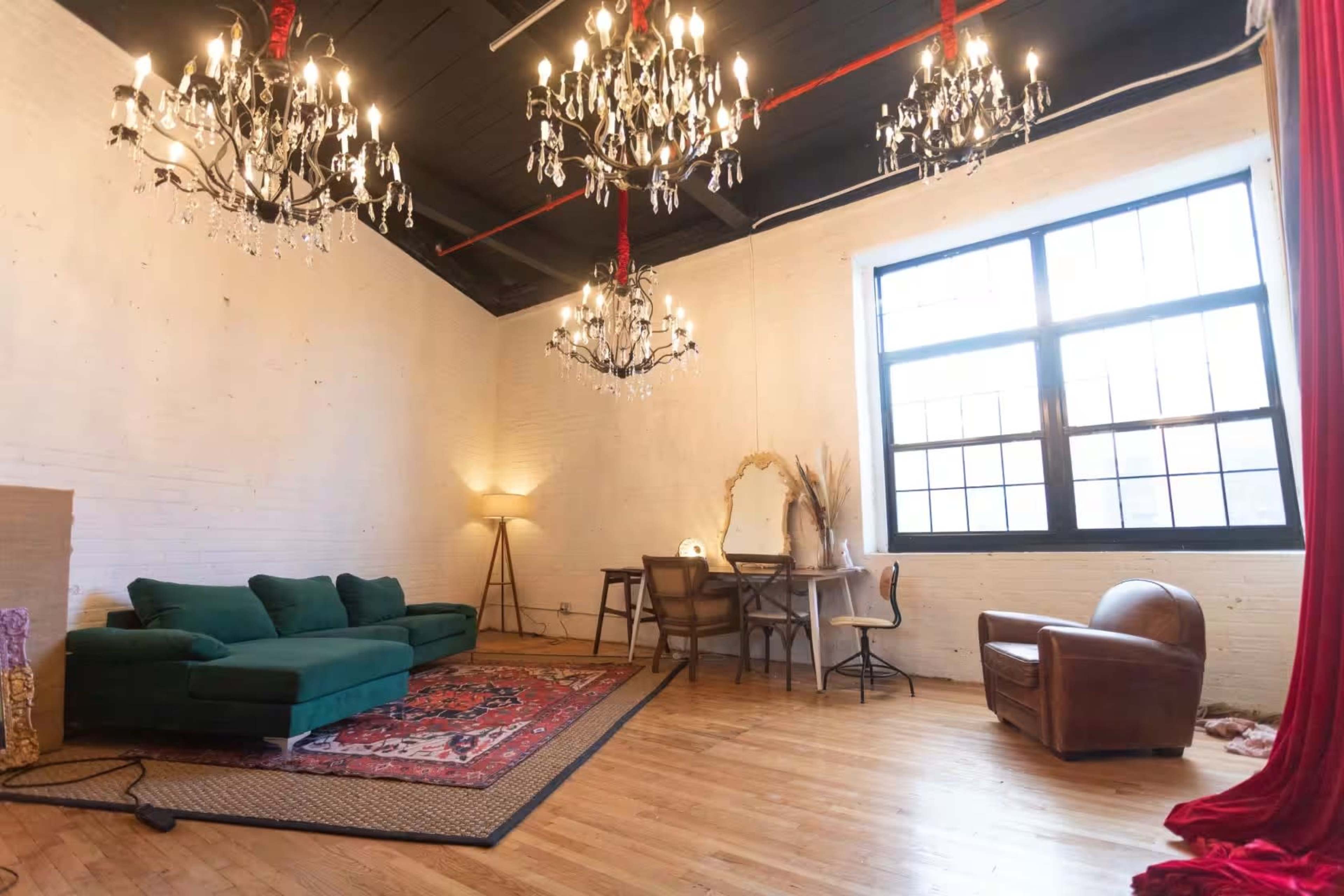 Velvet backdrops Interior Photo Studio - Bushwick Image in East Williamsburg, Brooklyn, NY