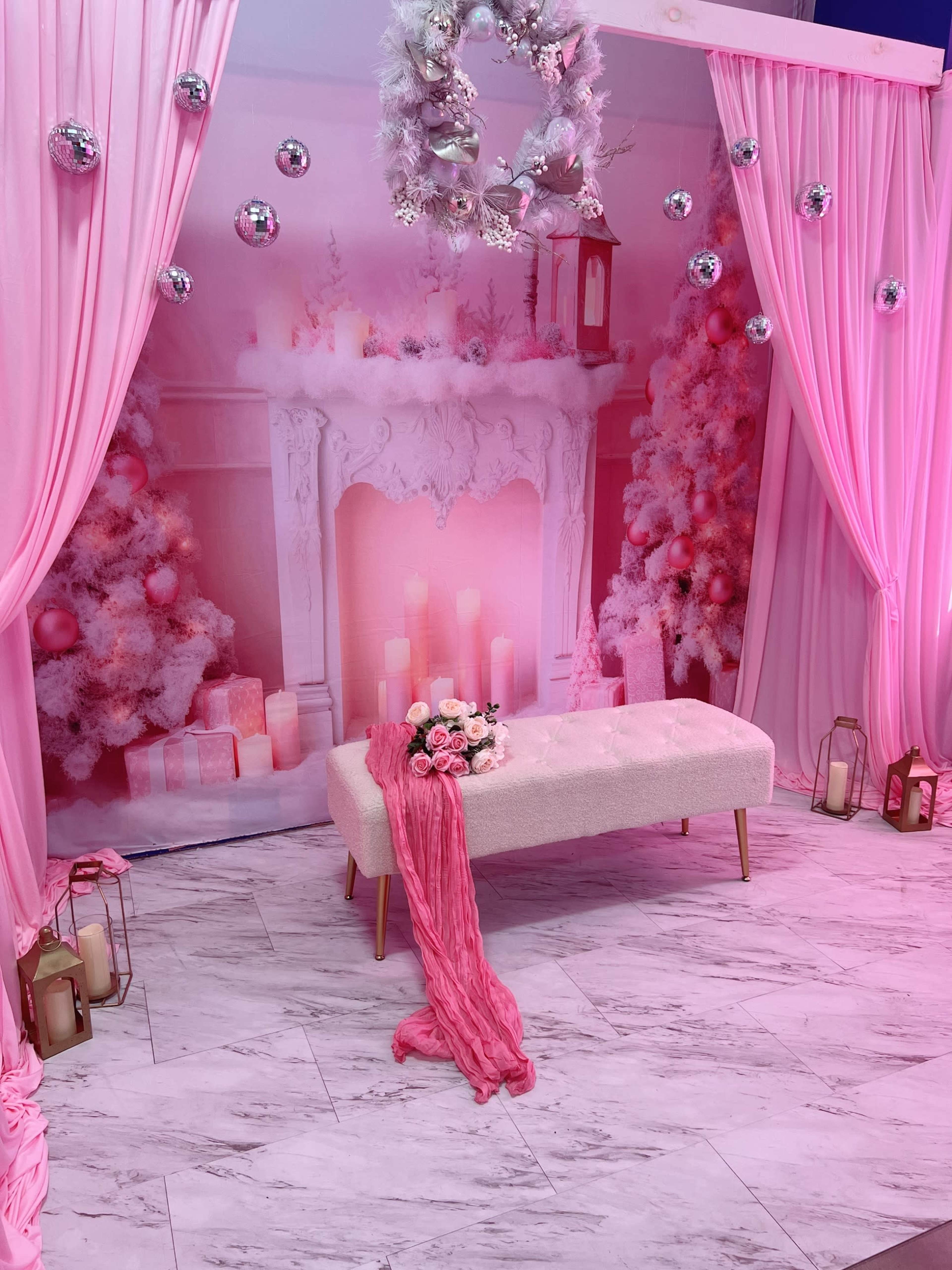 Pink Champagne Dreams | A Luxurious Blush Winter Wonderland Where Holiday Magic Meets Pretty Girl Glamour ✨ Image in Bowie, Bowie, MD