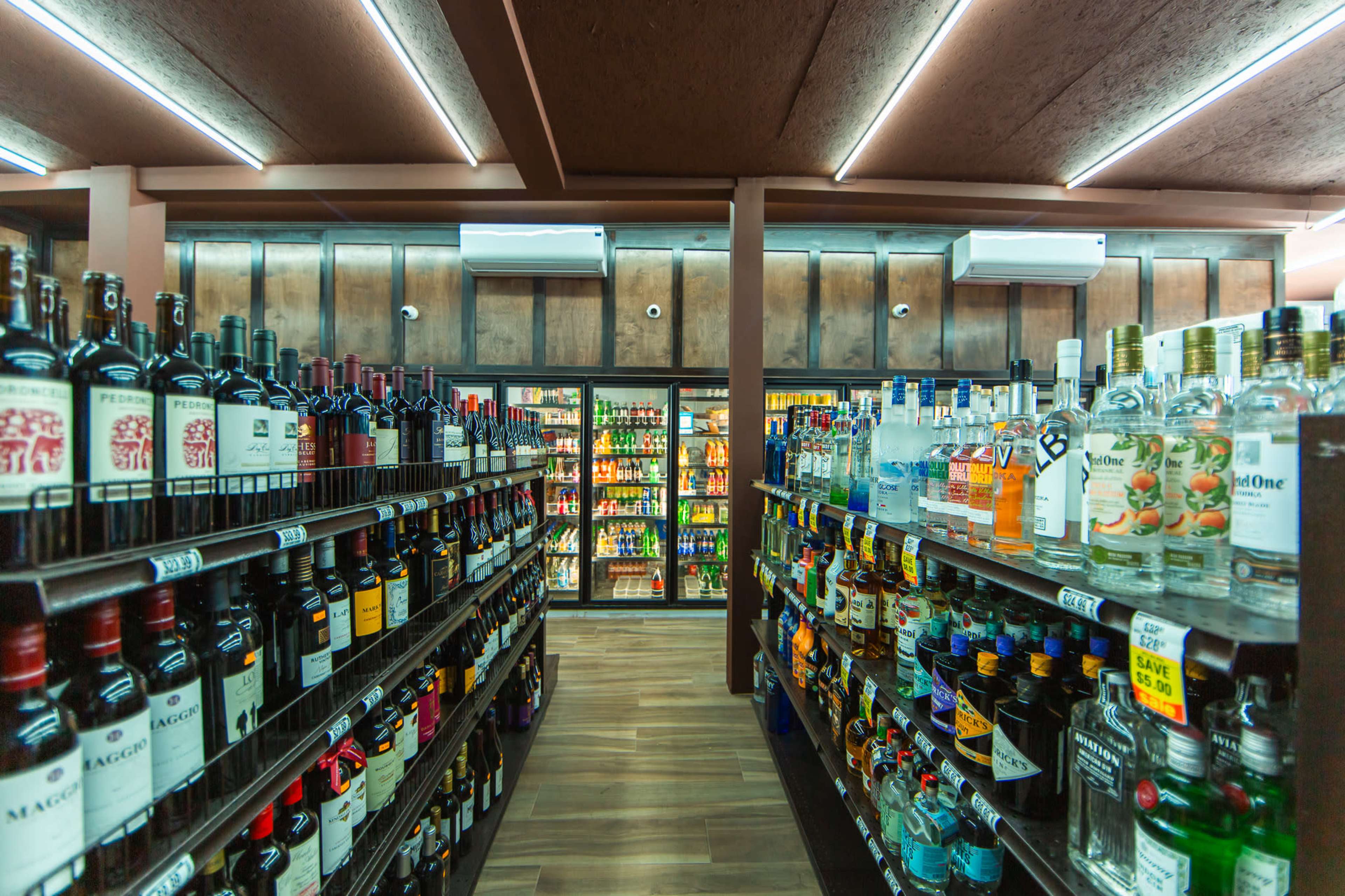 Classic Stylish Modern Liquor Store with Polished Aesthetic Image in Cheviot Hills, Los angeles, CA
