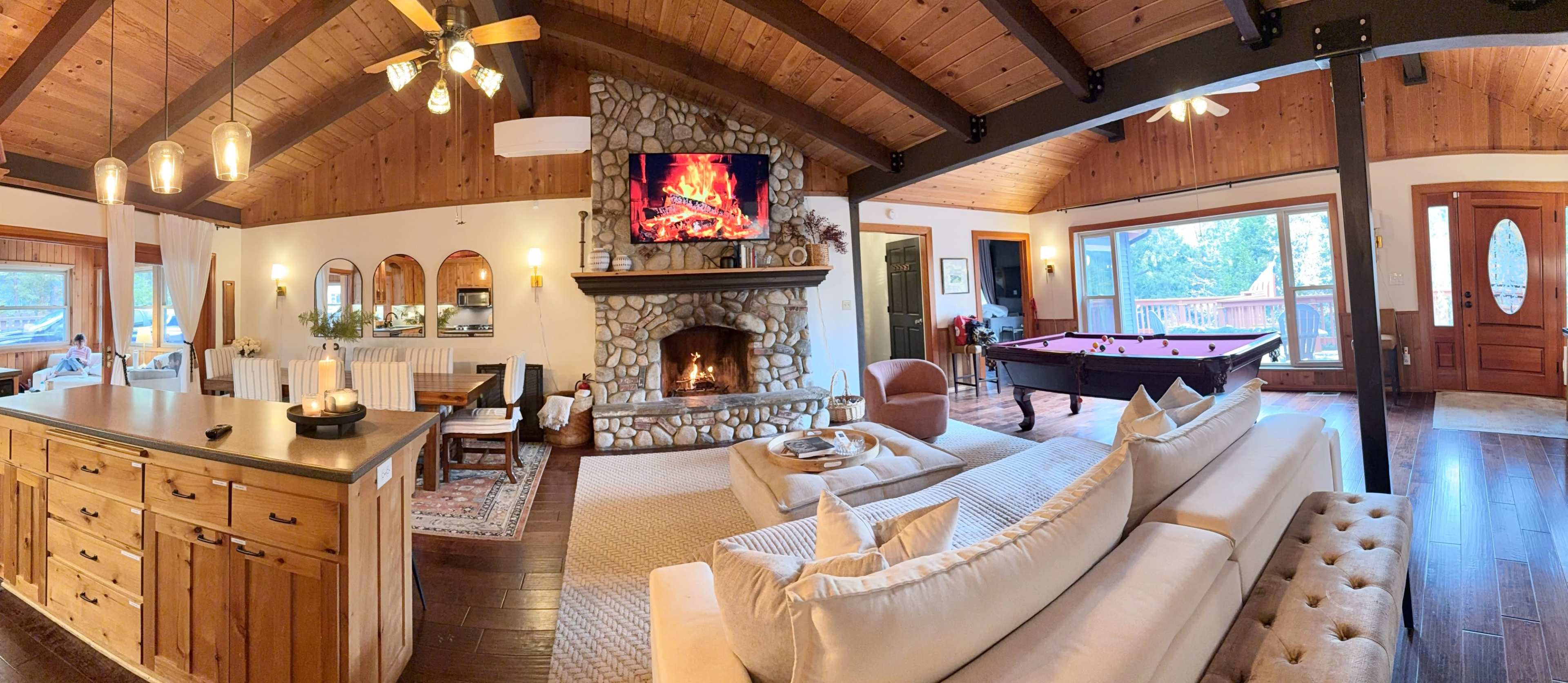 Dark, Moody, Sophisticated Cabin in a Secluded Mountain Setting Image in , Twin Peaks, CA