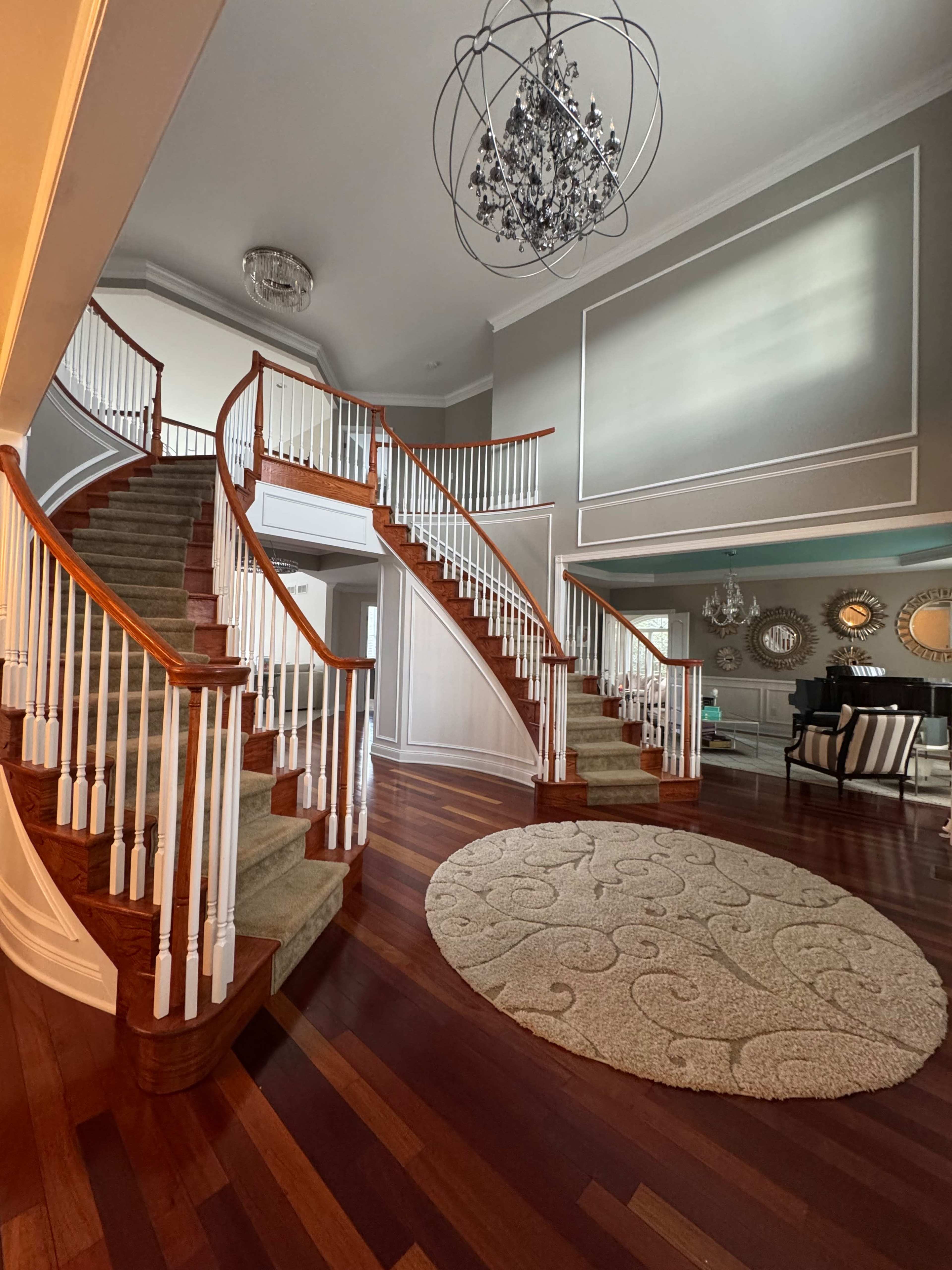 Grand Suburban Estate with Dramatic Staircases, Open Foyer & Resort-Style Amenities Image in Sparta, Sparta, NJ