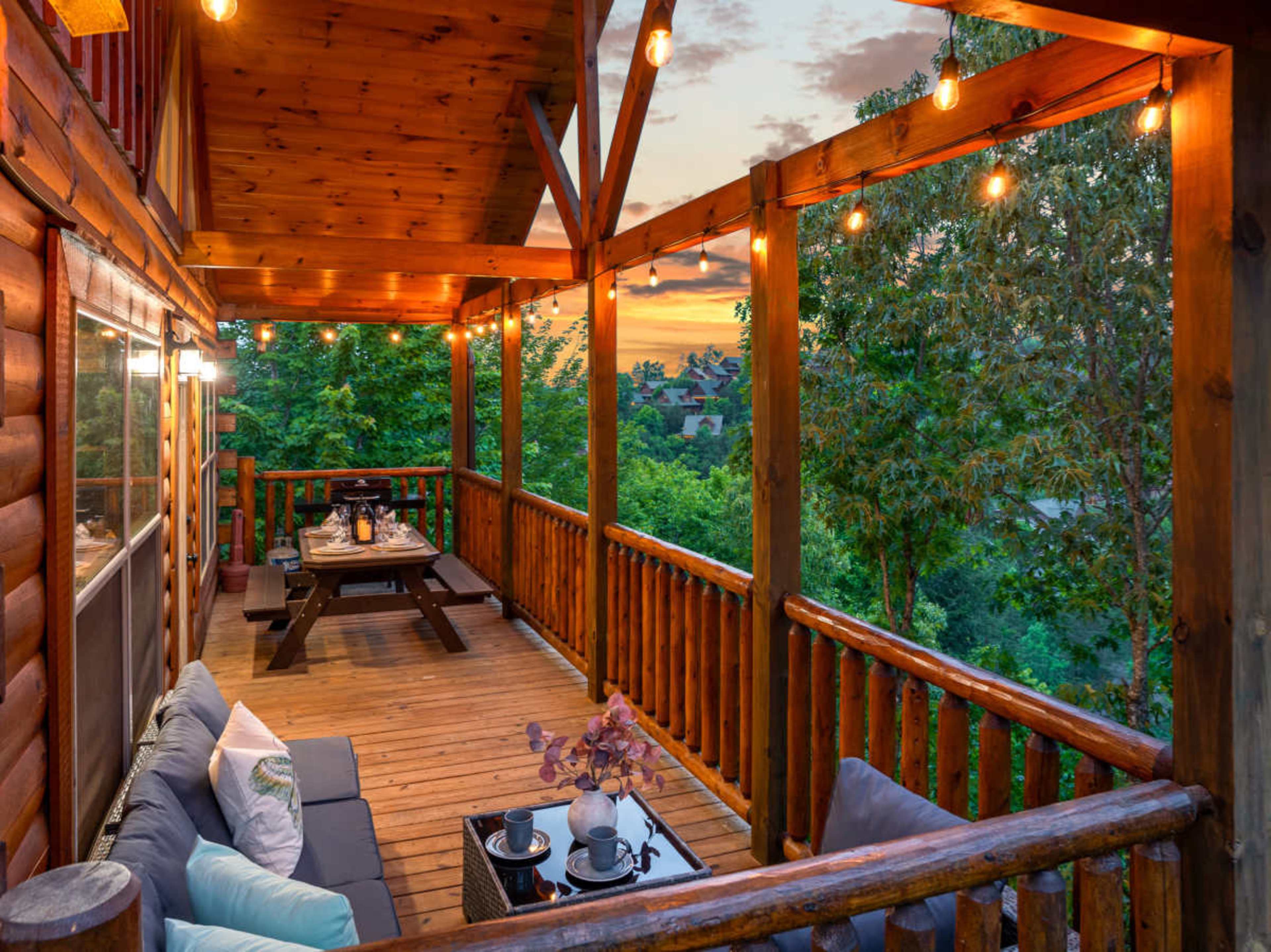 Smoky Mountain Pool Cabin – Modern Indoor Pool & Scenic Deck Image in , Sevierville, TN