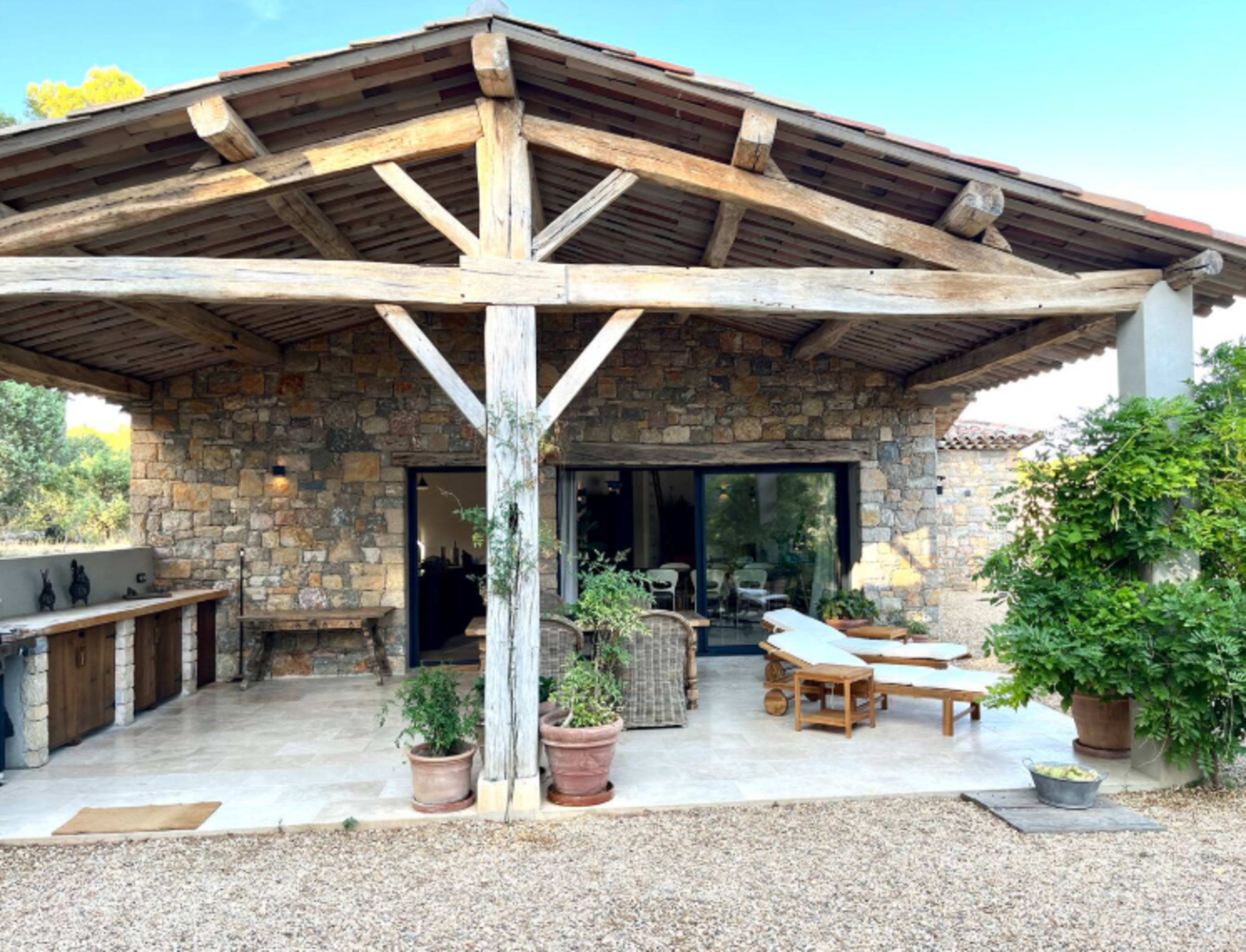 Villa Coquelicot - is in a tranquil, remote & private semi rural location.  Our Villa is located 2km from the village of Lorgues in a location that makes it ideal for a film or photoshoot. Image in , Lorgues
