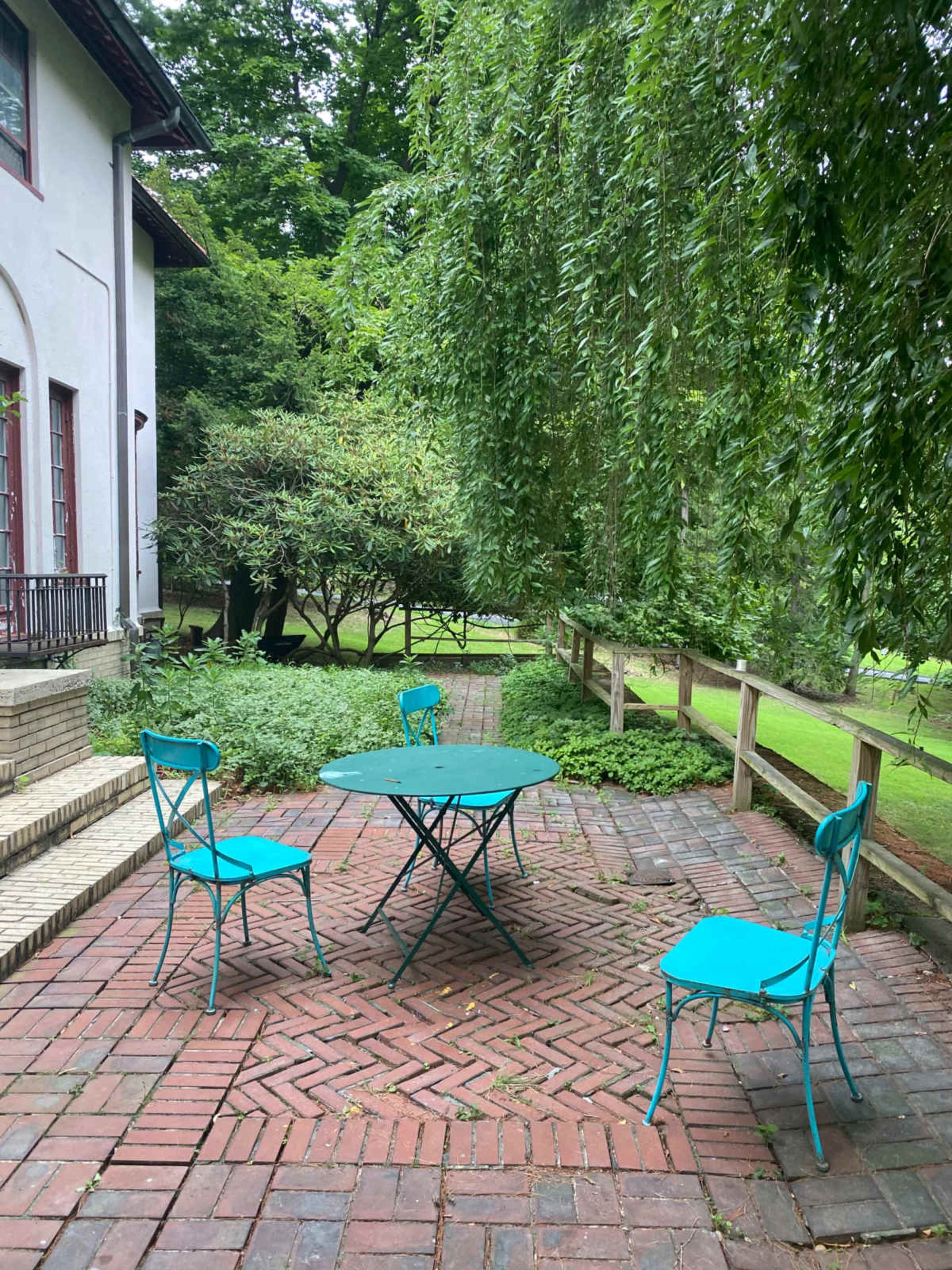 Hudson River Italianate House, village one hour from NYC, spacious grounds, pool Image in Clarkstown, Upper Nyack, NY