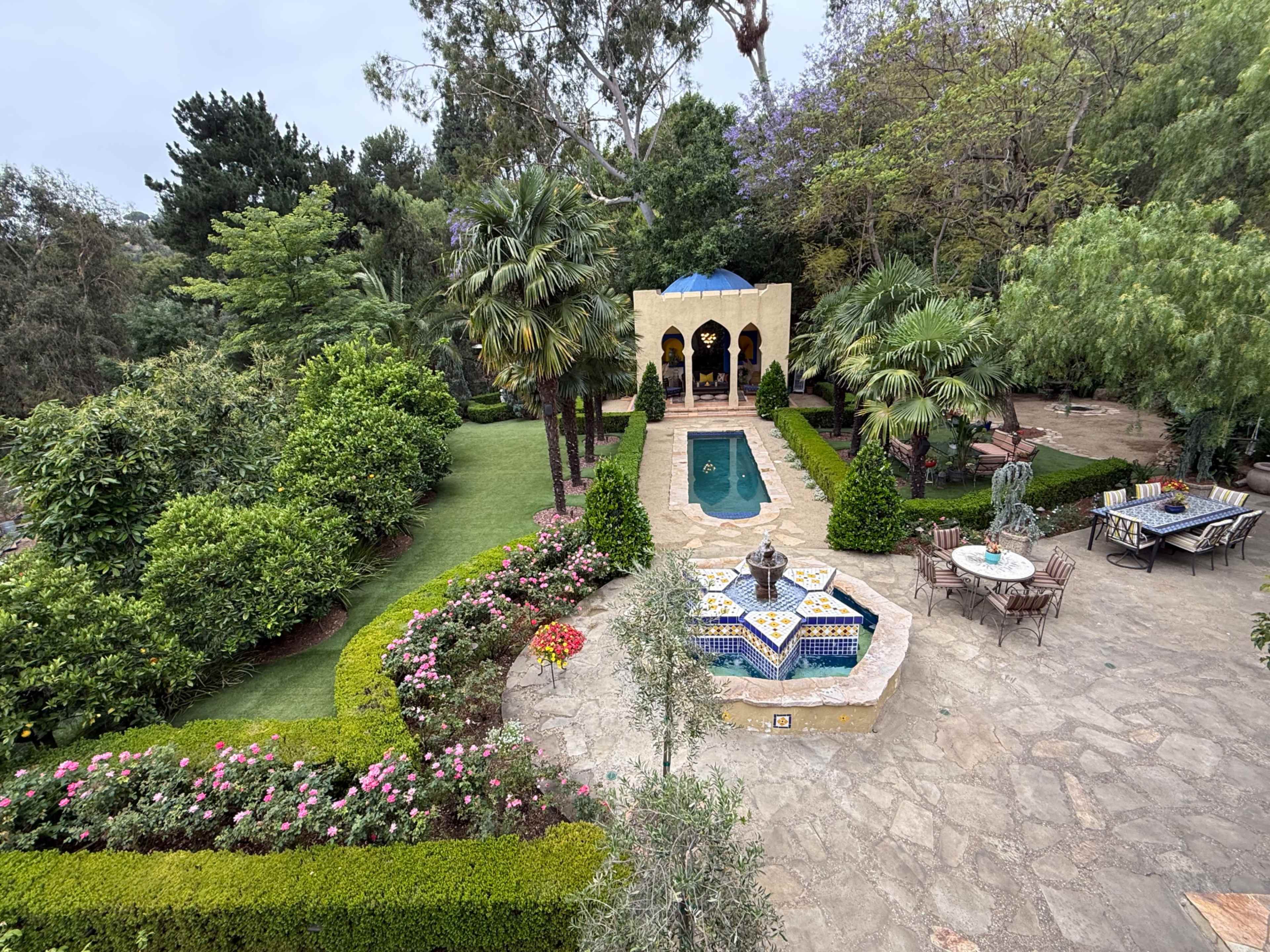 Private Hollywood Hills Event Venue/ Luxury Garden Estate Image in Central LA, Los Angeles, CA