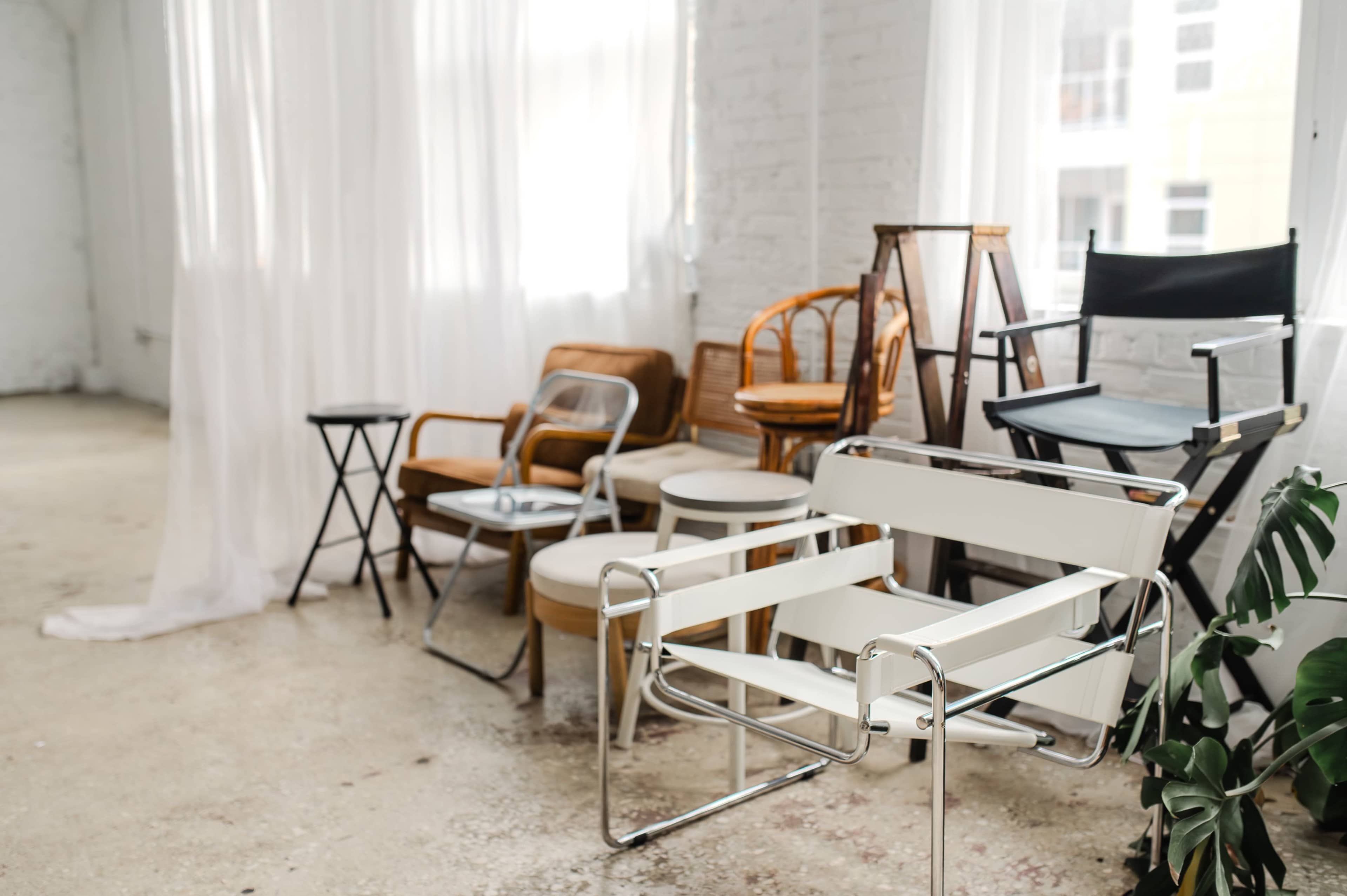 Natural Light Loft Photography Studio with Kitchen, Props & Seamless Backdrops Image in West Central, Fort Wayne, IN