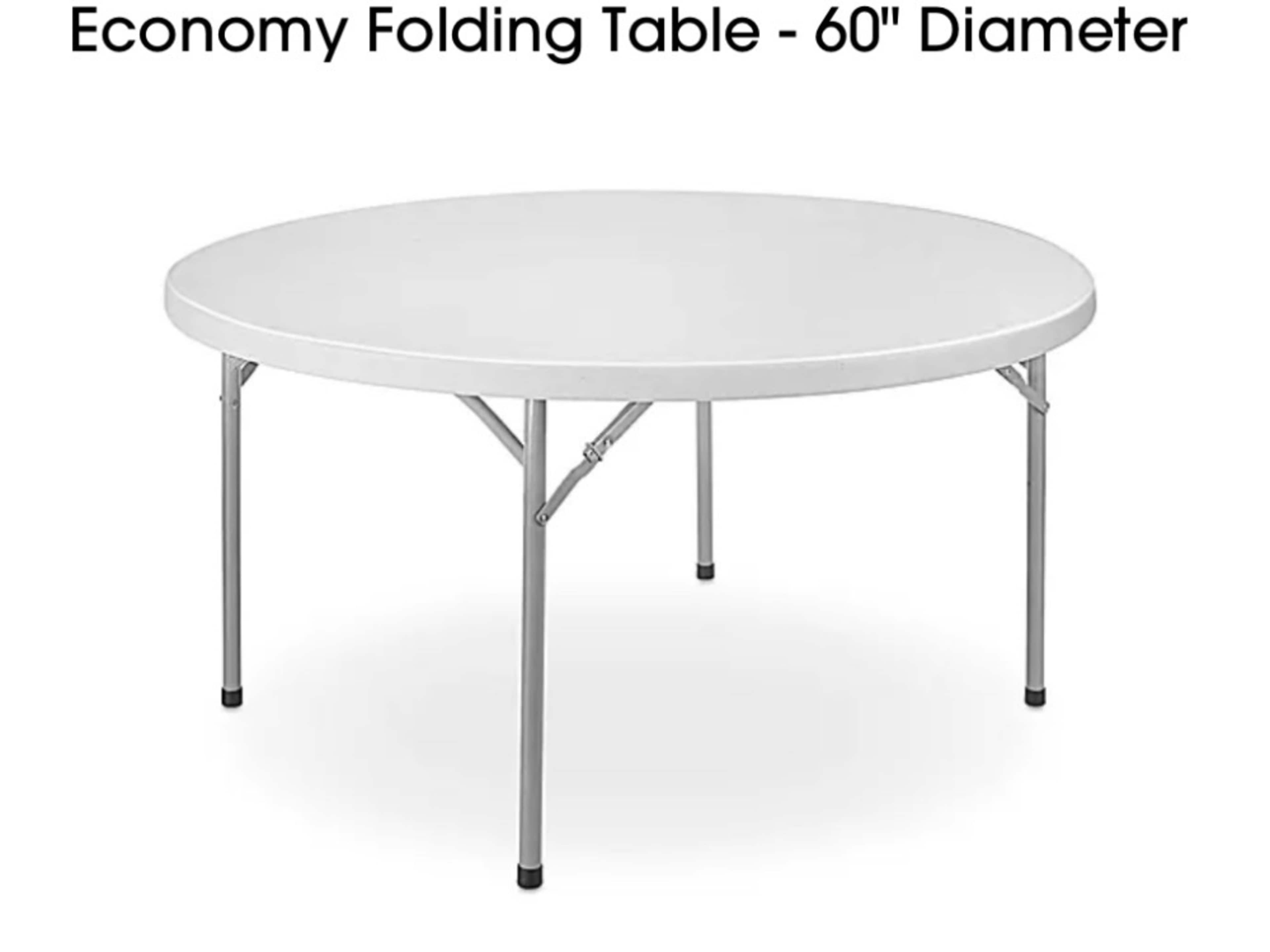 60” Round Tables