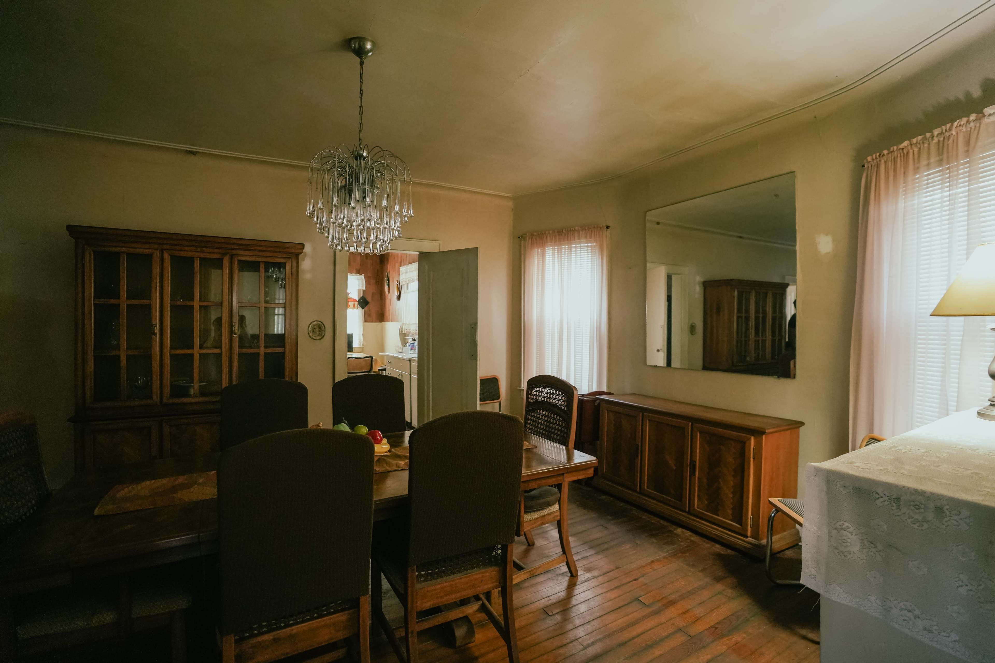 Vintage Furnished House with Warm Natural Light and Classic Wood Details Image in Little Haiti, Brooklyn, NY