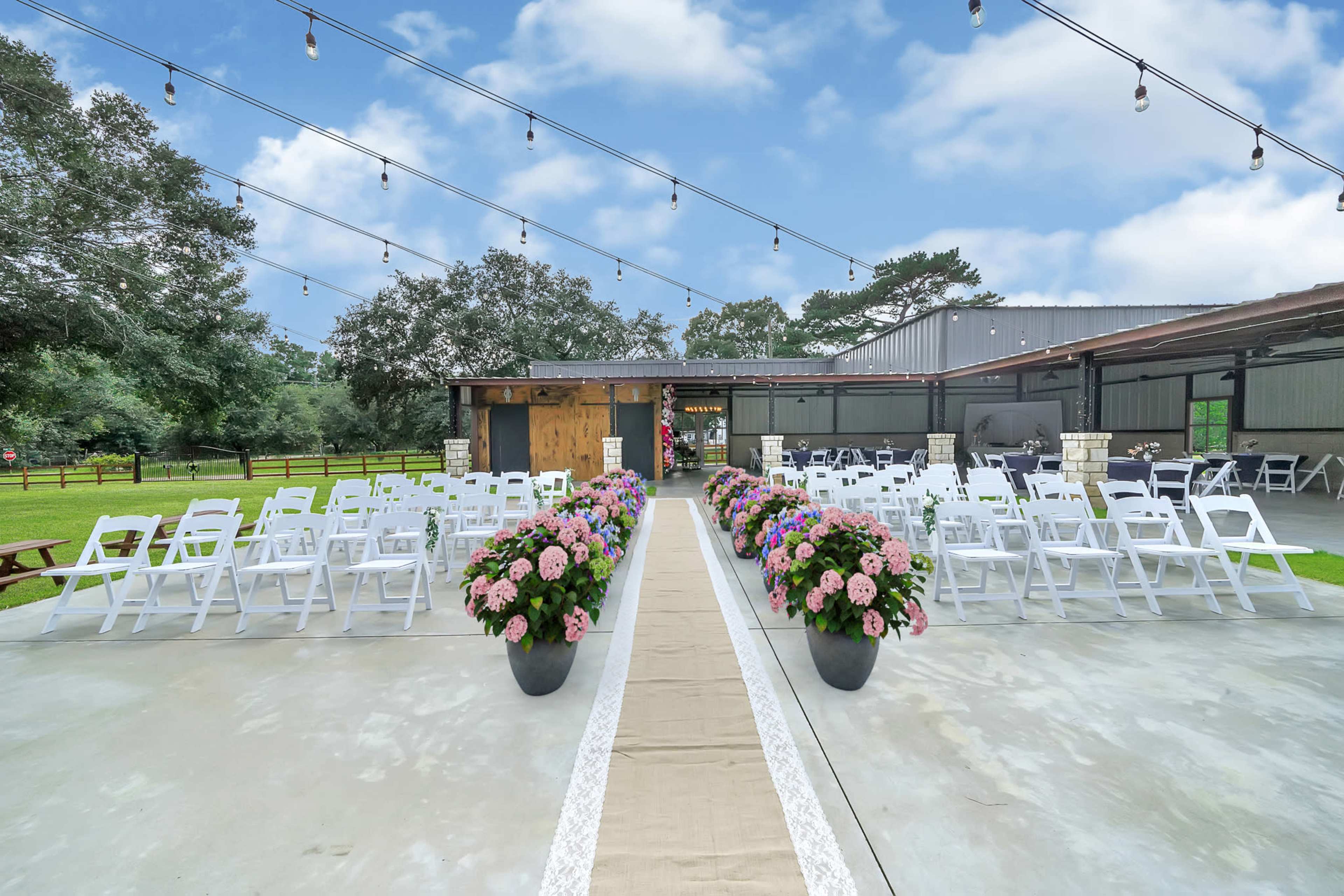 Outdoor event space located approximately 45 minutes Northwest of Downtown Houston Image in Pinehurst, Pinehurst, TX