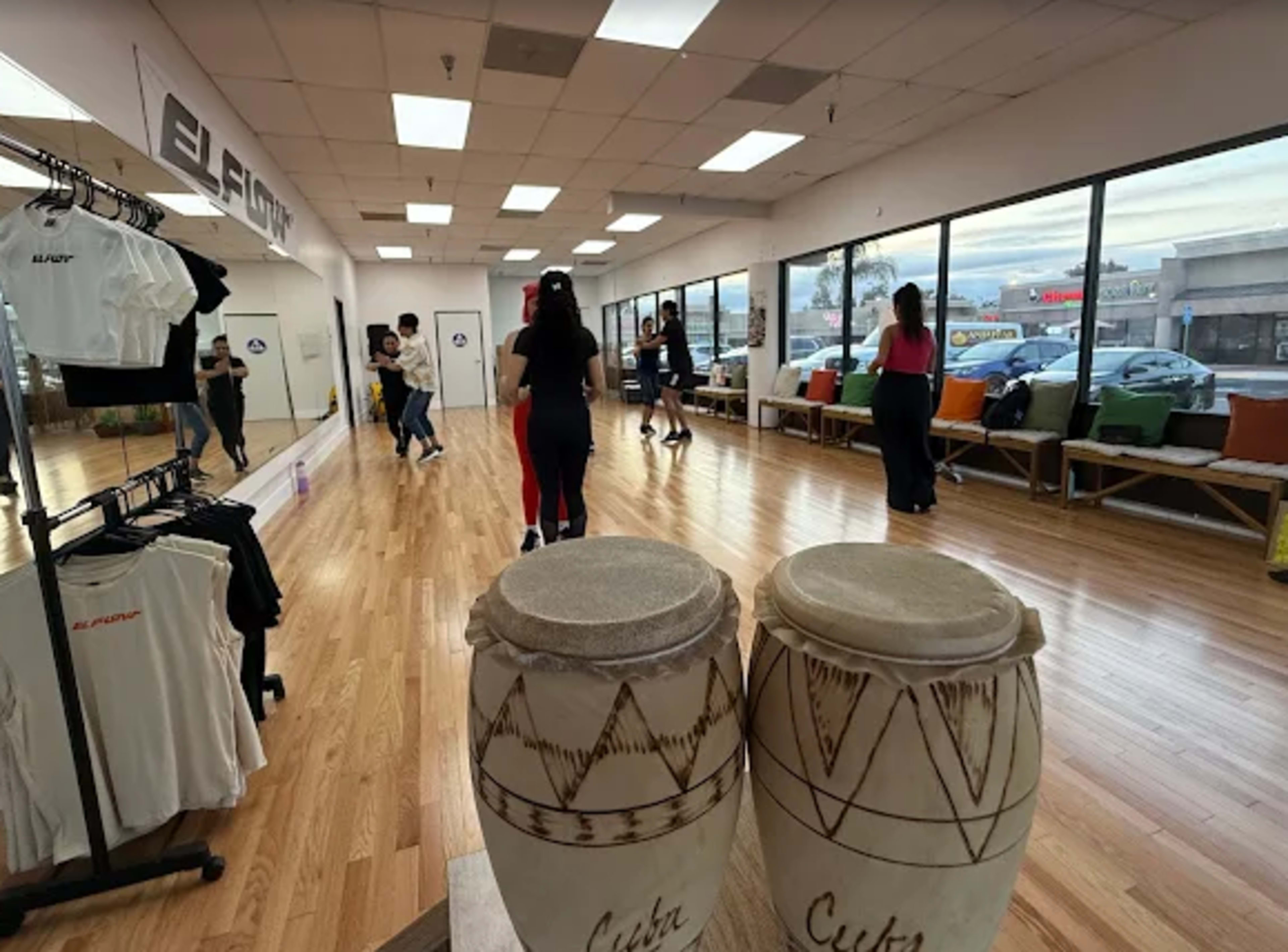 3,600 SFT Dance Studio with 2 rooms of hardwood sprung dance floors. Image in Miramar, San Diego, CA