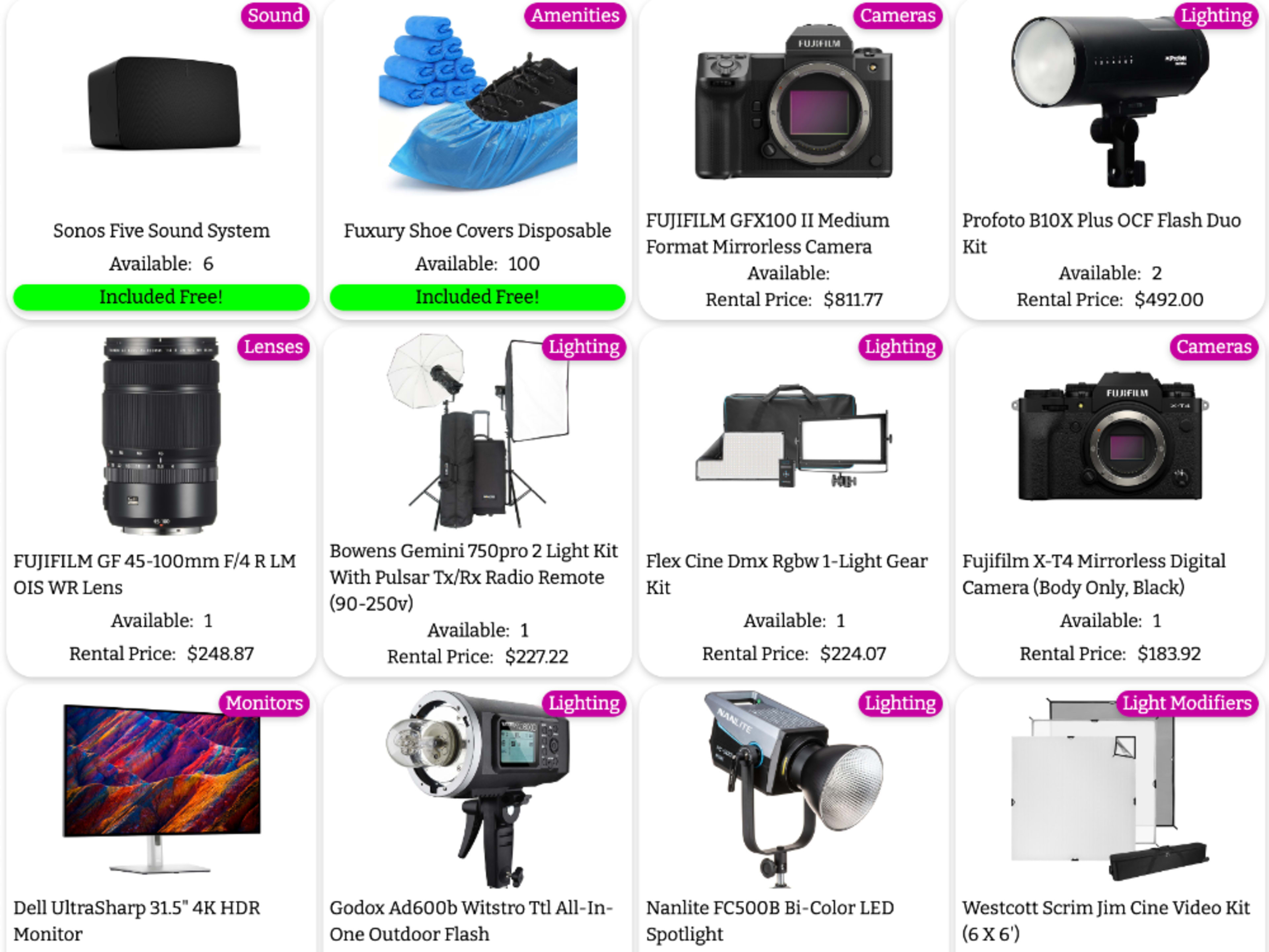 Huge Collection of Add-on Inventory