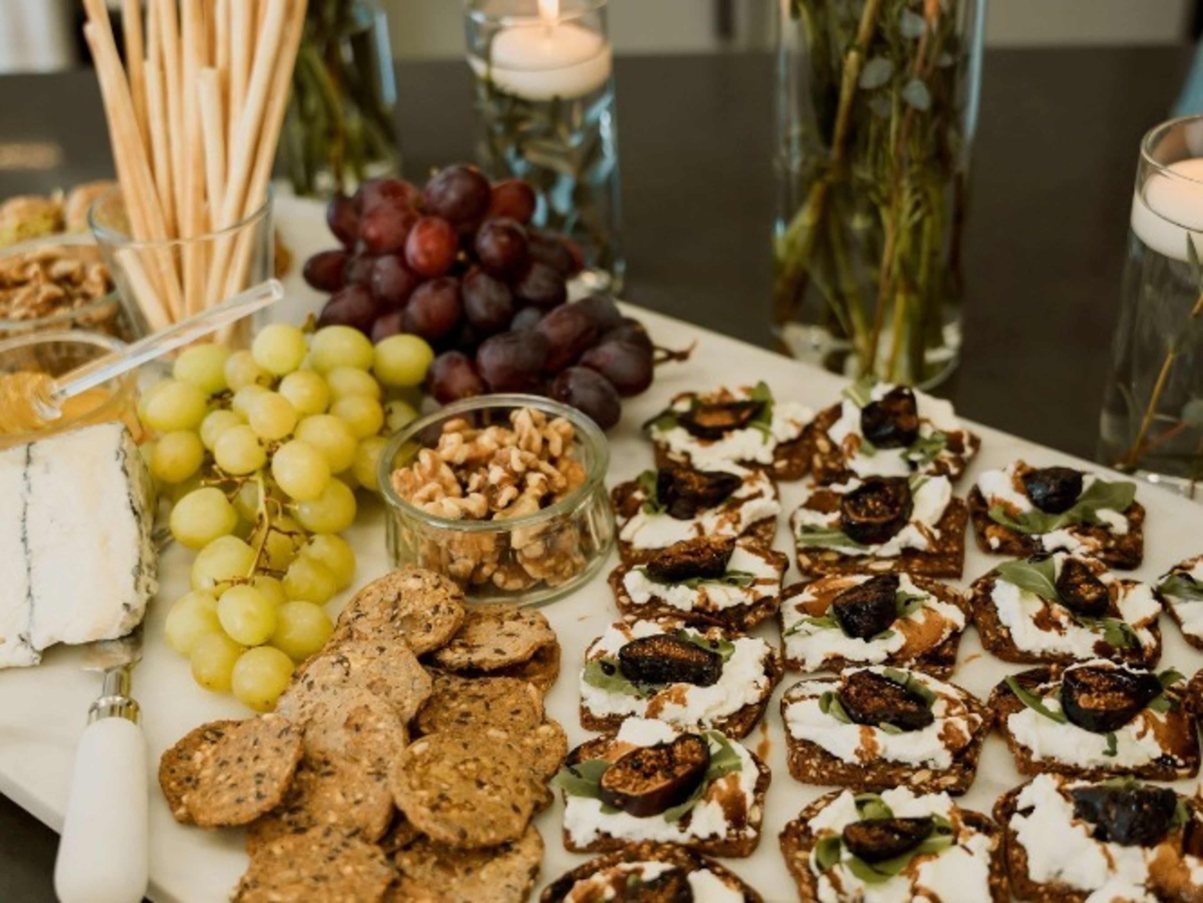 Cocktail hour snacks