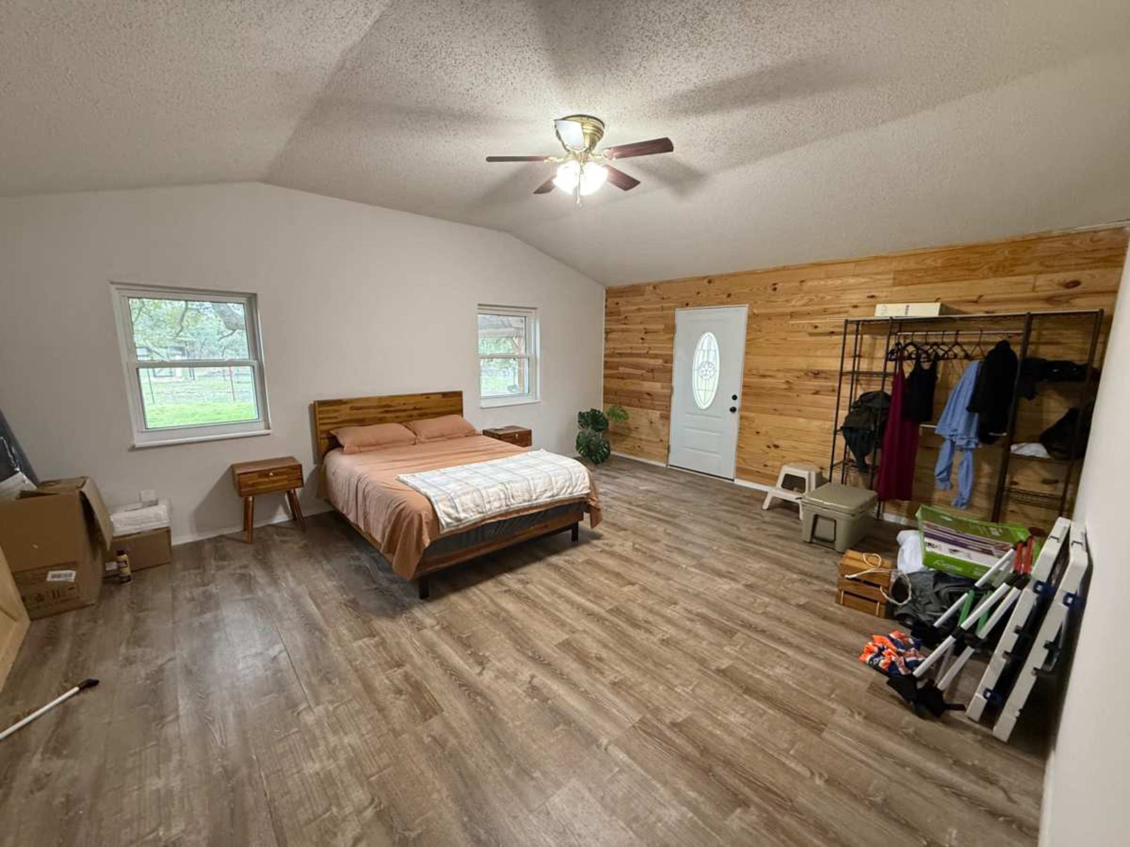 A Frame home in ranch setting. Image in , Florence, TX