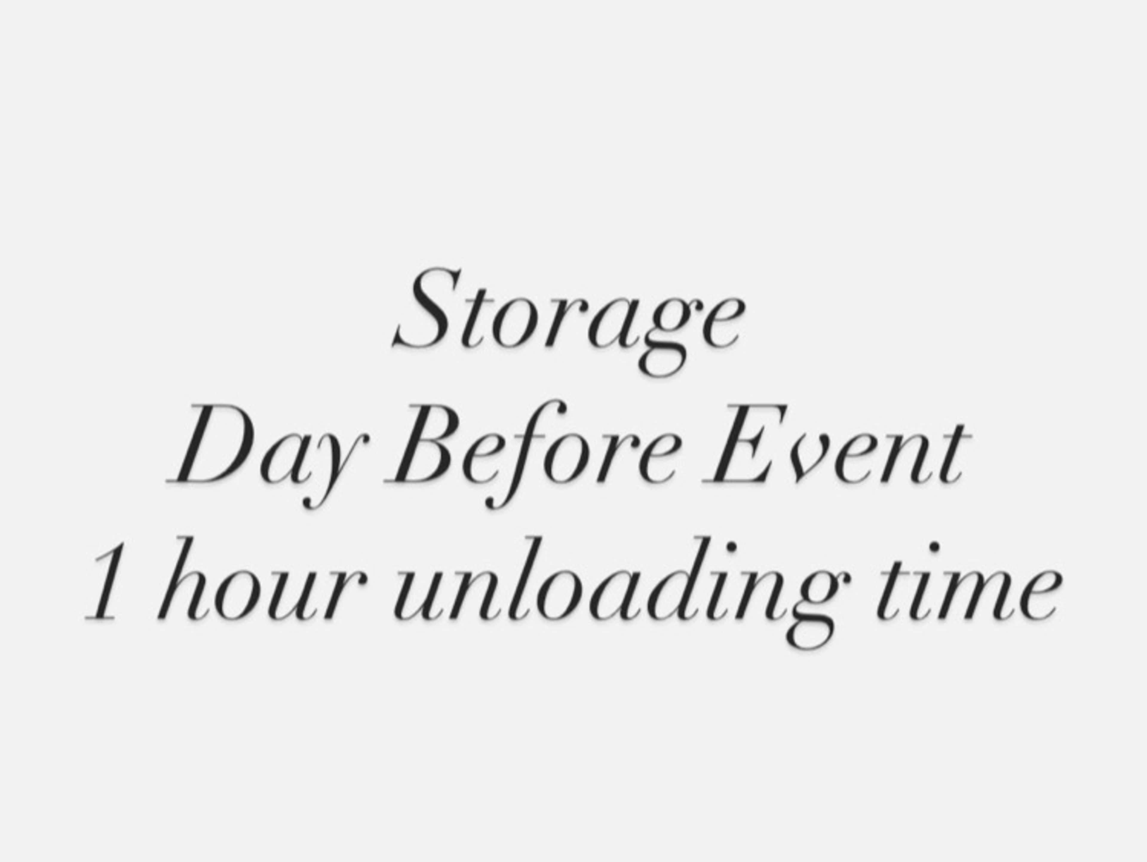 Store your Event Items