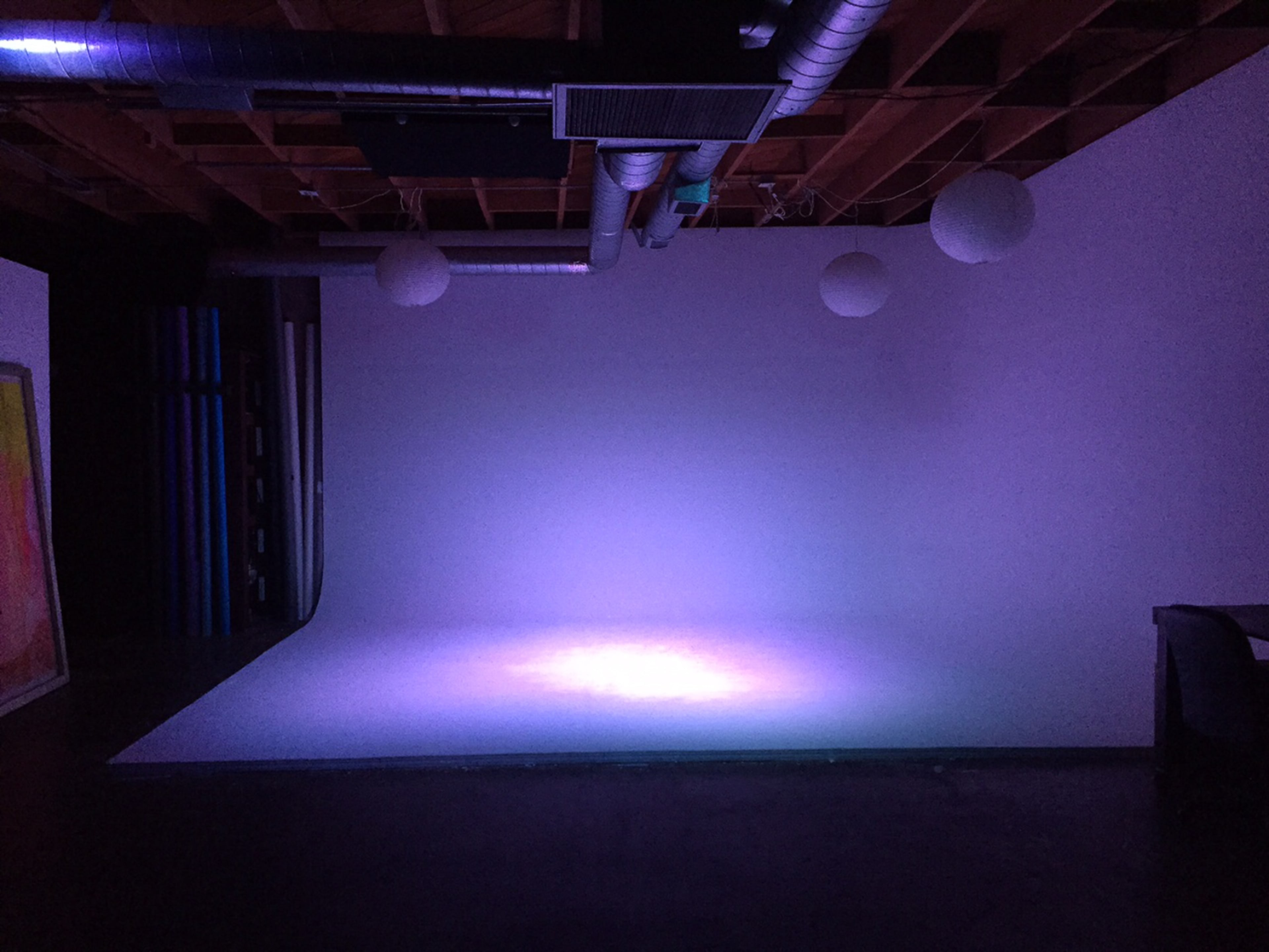 Pre-lit RGB Northeast LA Cyclorama/Warehouse Studio Image in Northeast Los Angeles, Los Angeles, CA