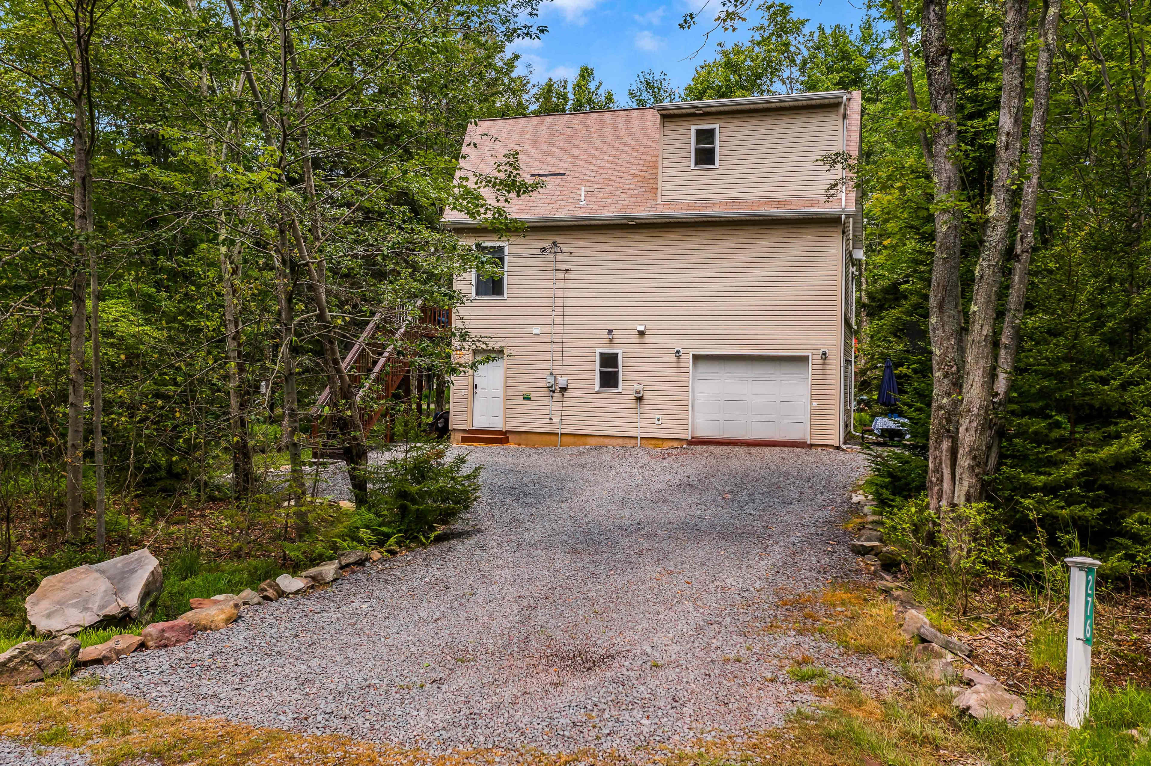 Stylish Cabin Retreat | Firepit & Walk to Lake Image in Coolbaugh Township, Pocono Lake, PA