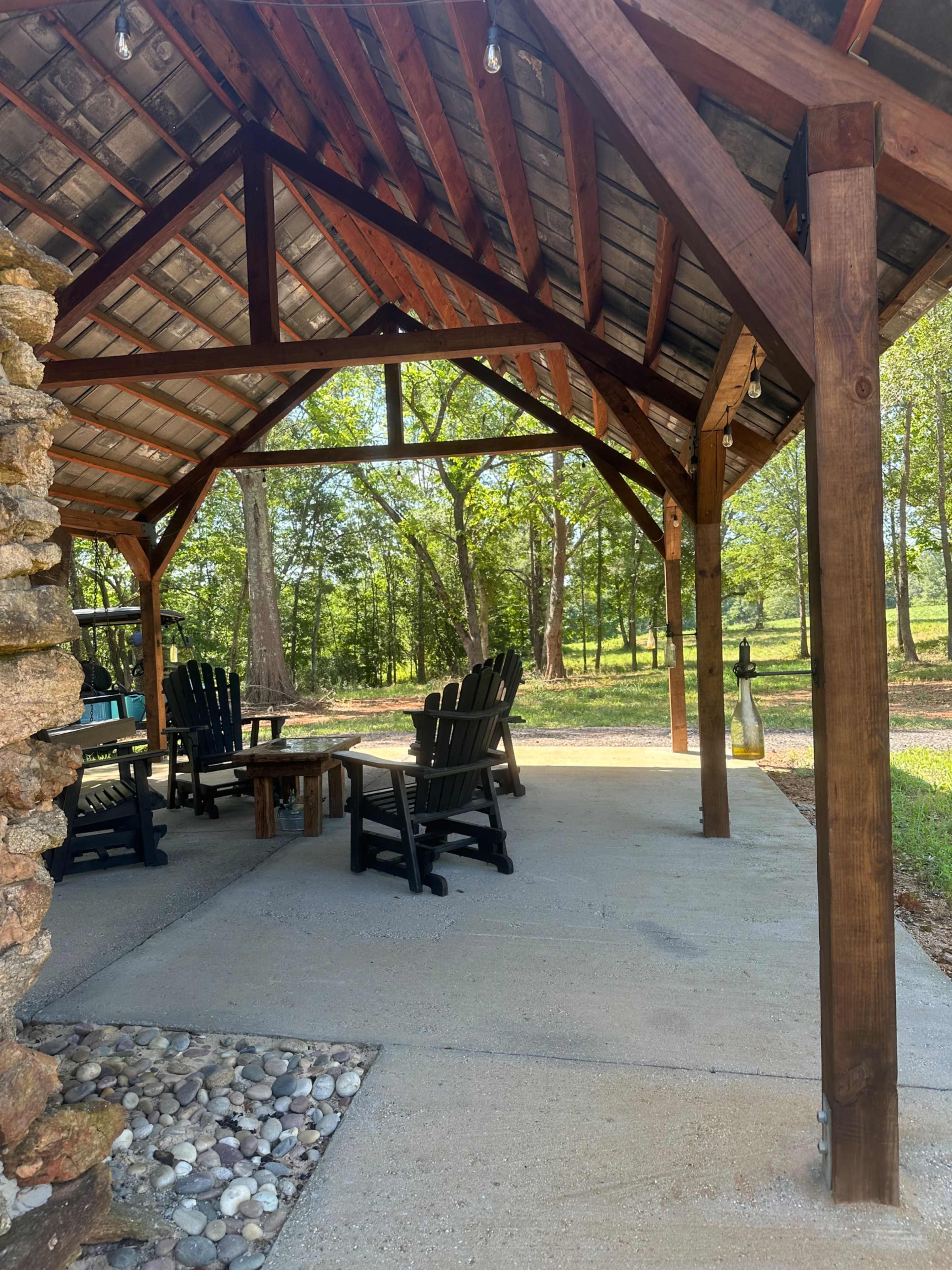 Rustic Outdoor Space for Small Weddings, Showers, Parties and More! Image in Mayo, Cowpens, SC