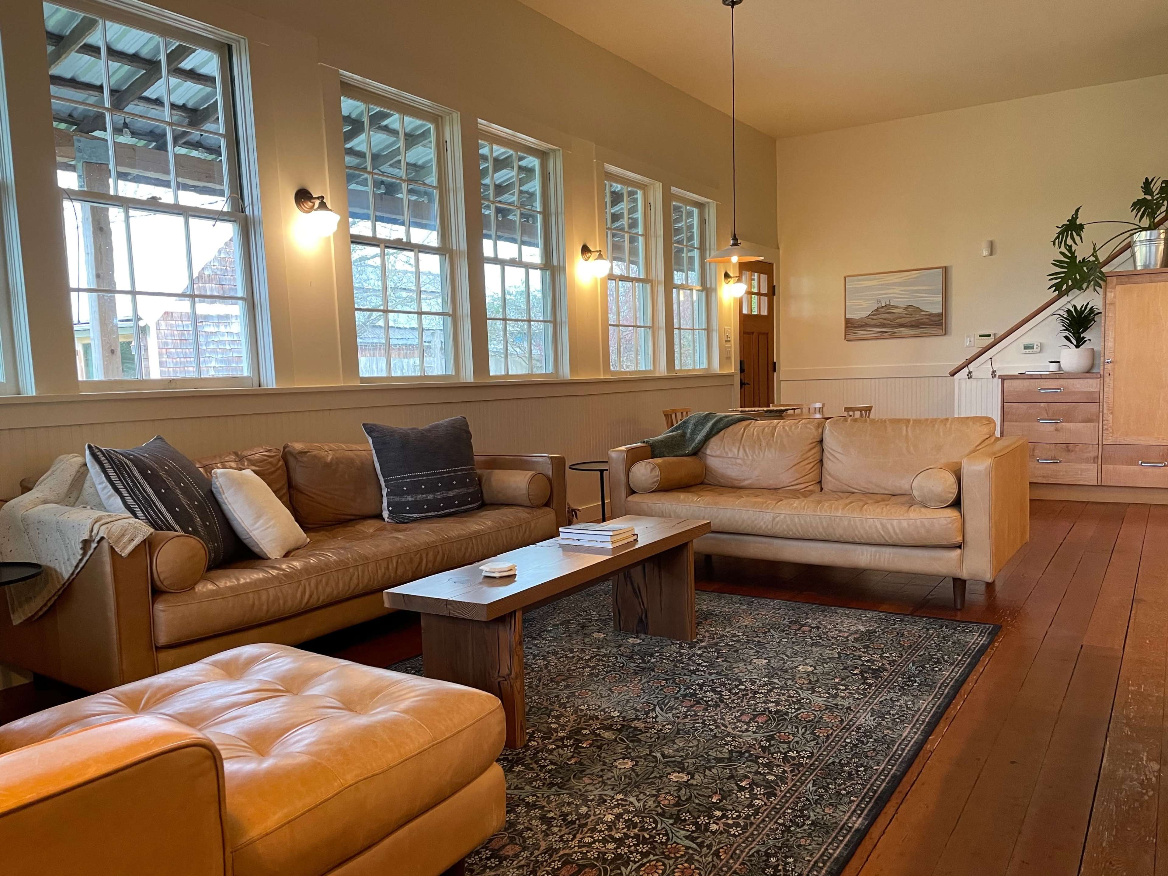 Bow-Edison Schoolhouse Loft with Private Waterfront Garden Image in Edison, Bow, WA