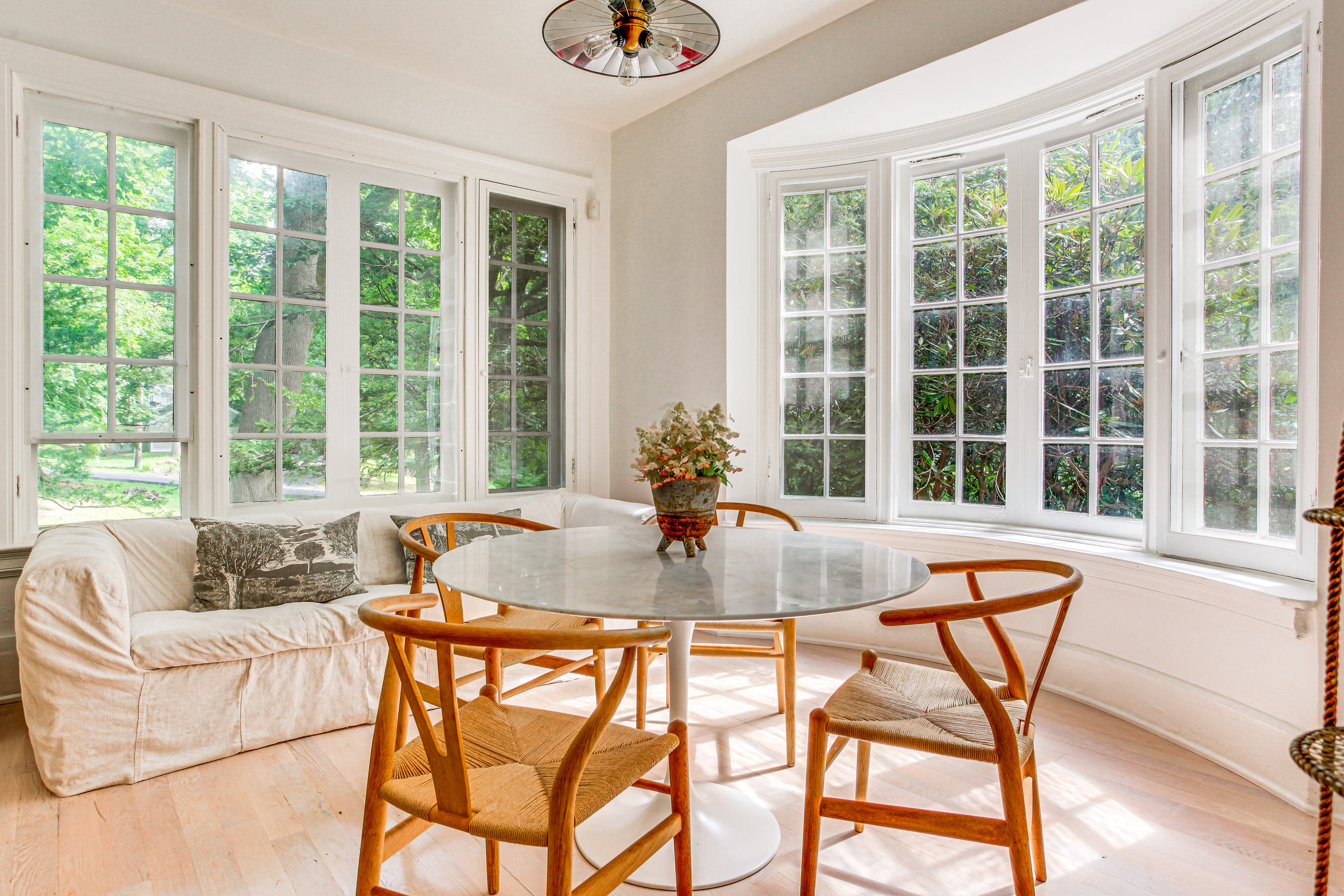 Hudson River Italianate House, village one hour from NYC, spacious grounds, pool Image in Clarkstown, Upper Nyack, NY