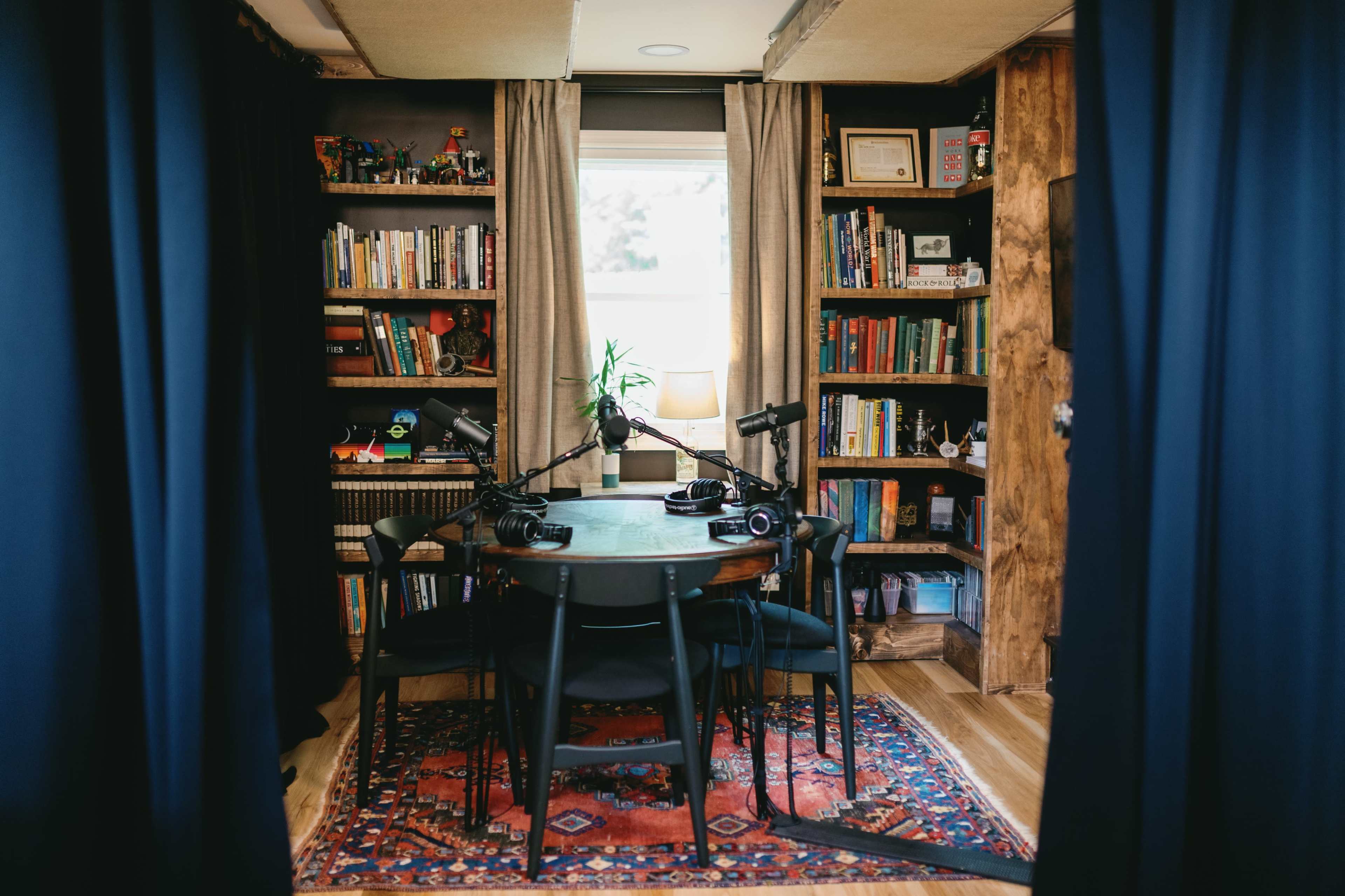 Eclectic library podcast/video studio in South Nashville Image in Crieve Hall, Nashville, TN