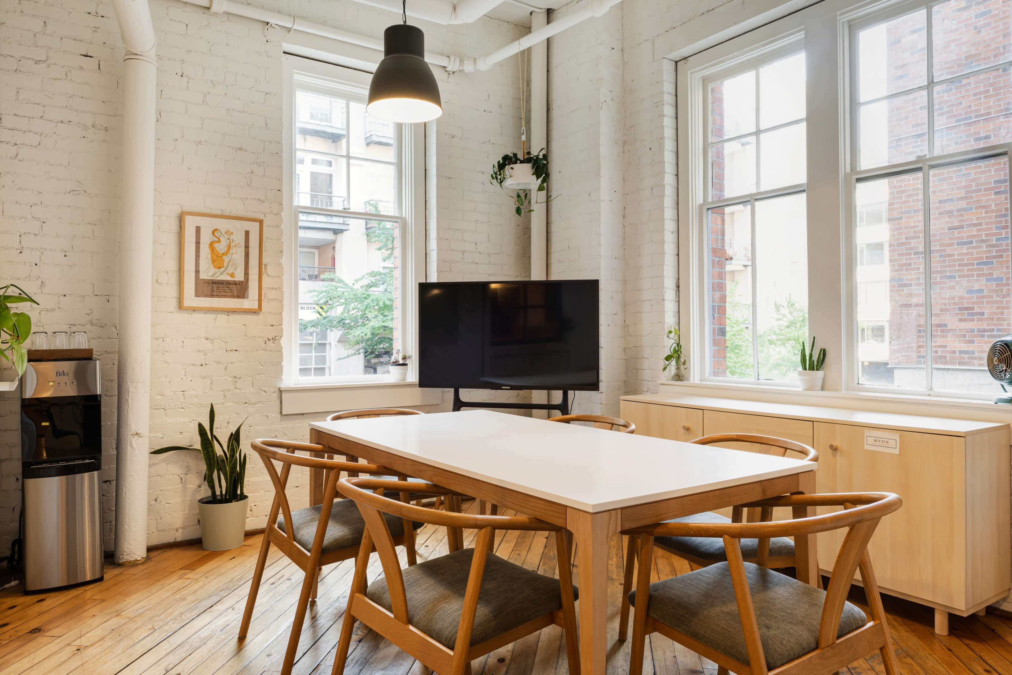 Creative Small Meeting Space with Natural Light Image in Belltown, Seattle, WA