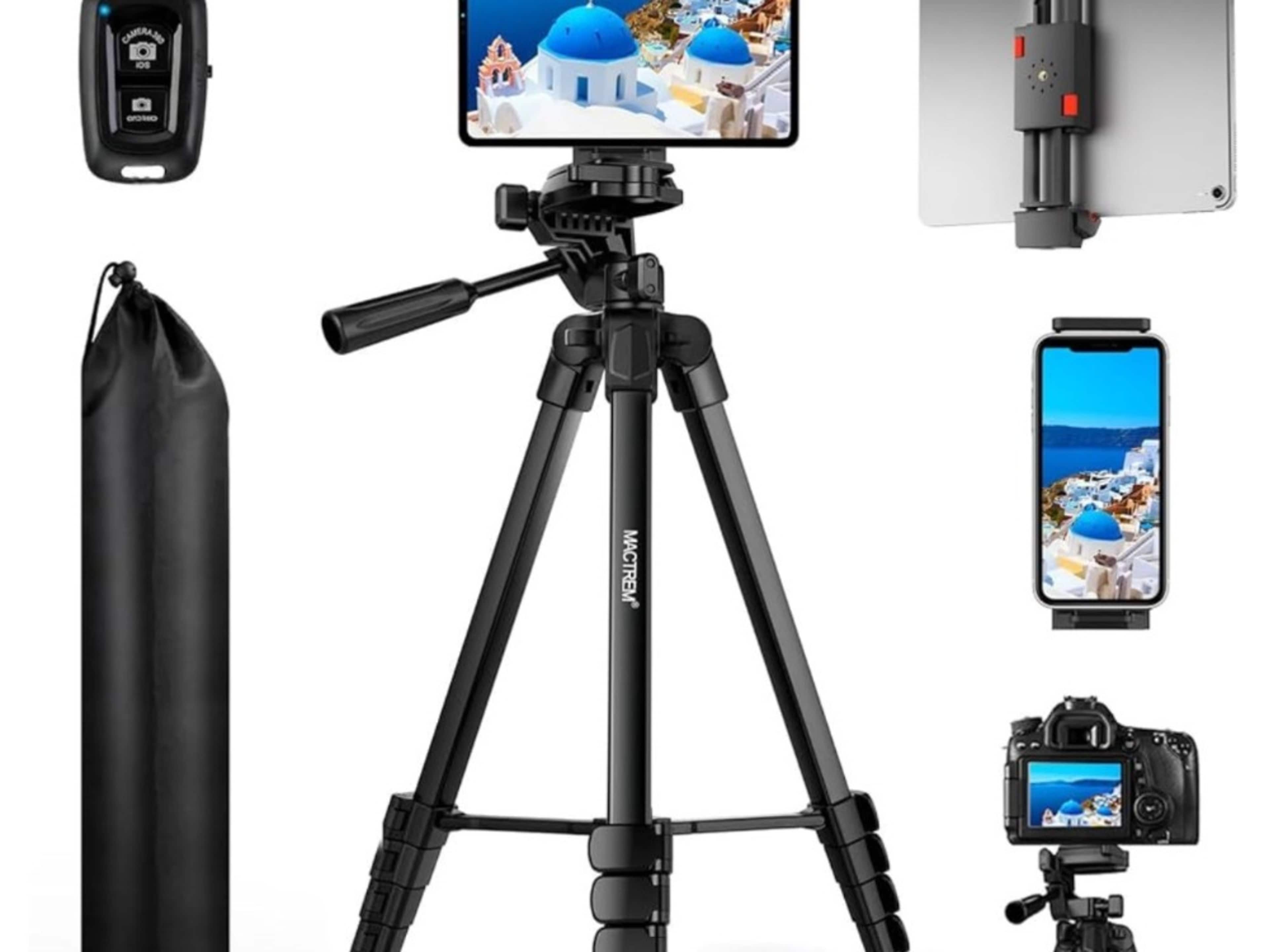 Tripod Stand for iPad, Smartphone, Camera