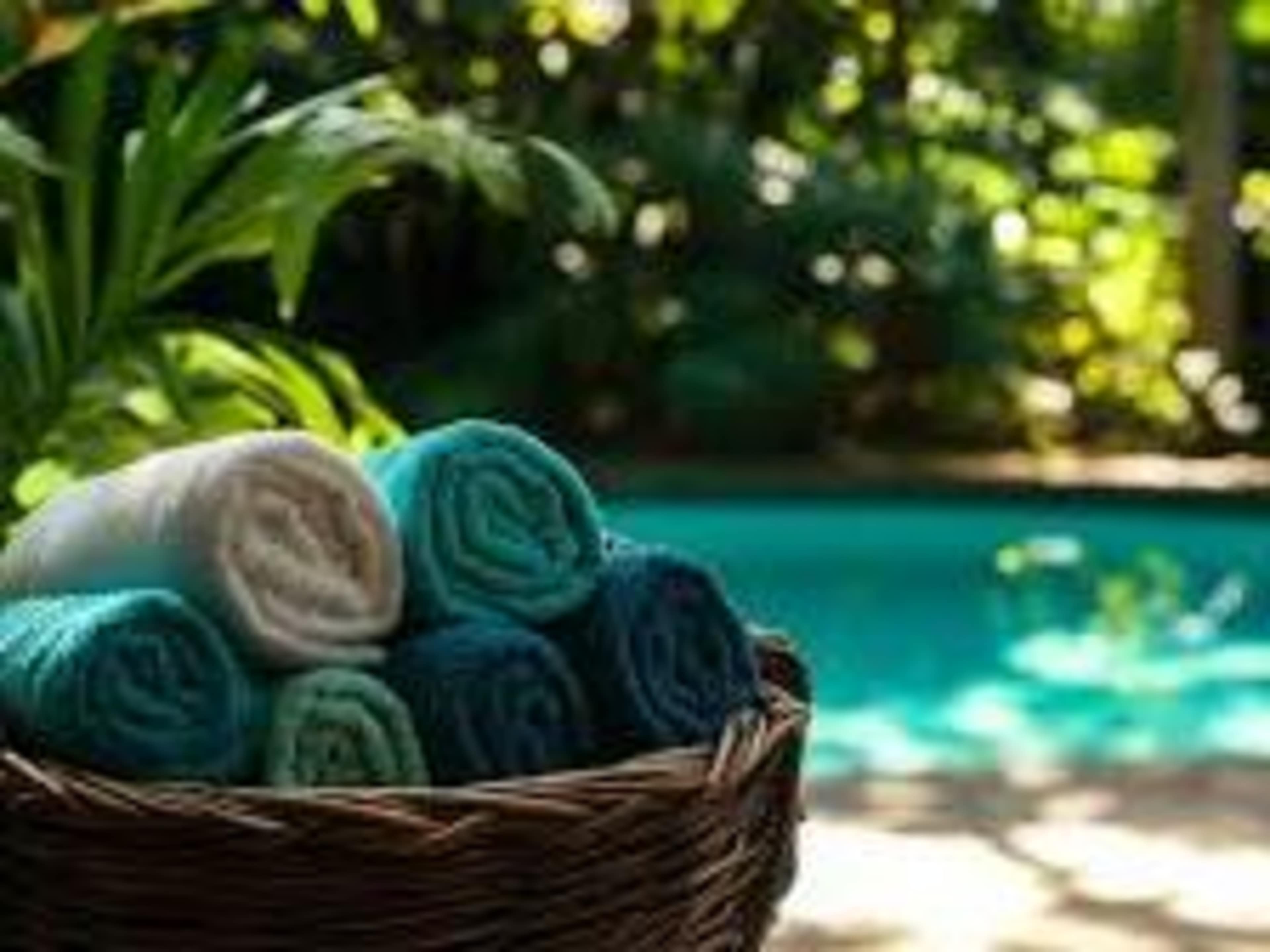 Pool Towel Service for Up to 10 Guests