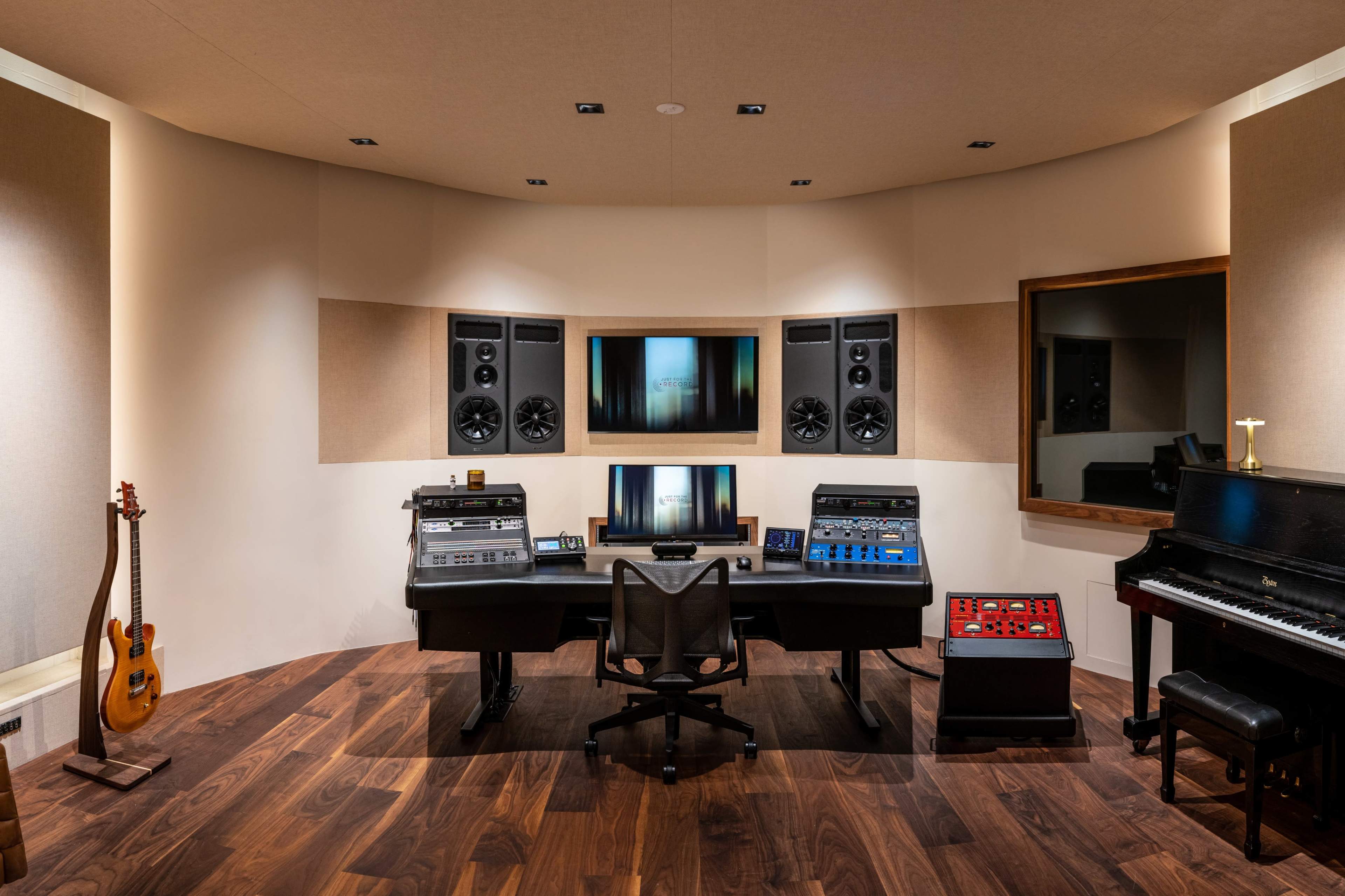 Studio B - Sleek Modern Recording Studio with Warm Atmospheric Mood Image in Sun Valley, Sun Valley, CA